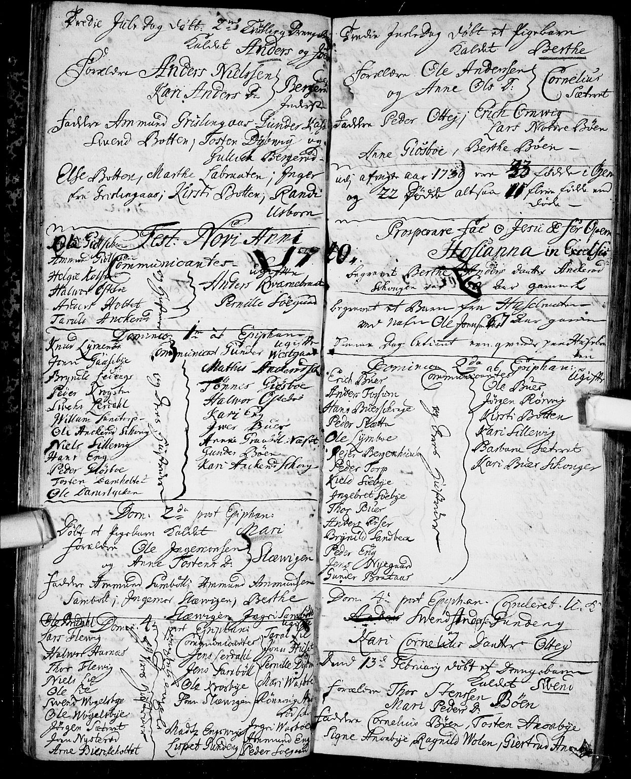 Aremark prestekontor Kirkebøker, AV/SAO-A-10899/F/Fb/L0001: Parish register (official) no.  II 1, 1738-1745