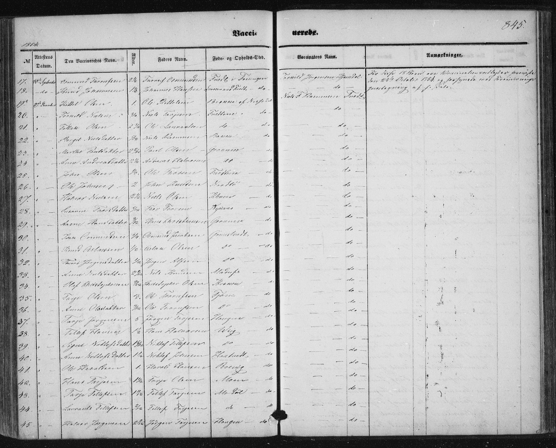 Nissedal kirkebøker, SAKO/A-288/F/Fa/L0003: Parish register (official) no. I 3, 1846-1870, p. 844-845