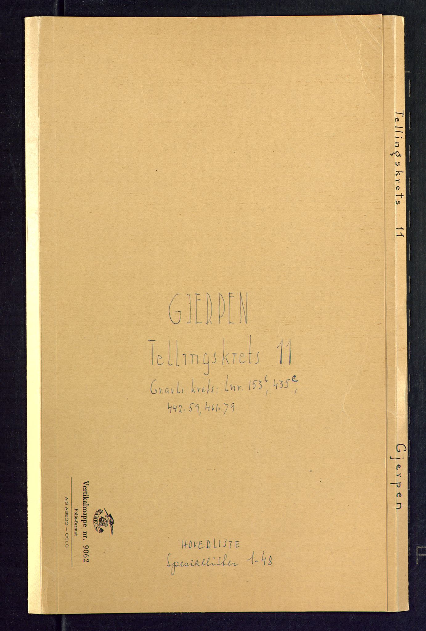 SAKO, 1875 census for 0812P Gjerpen, 1875, p. 45