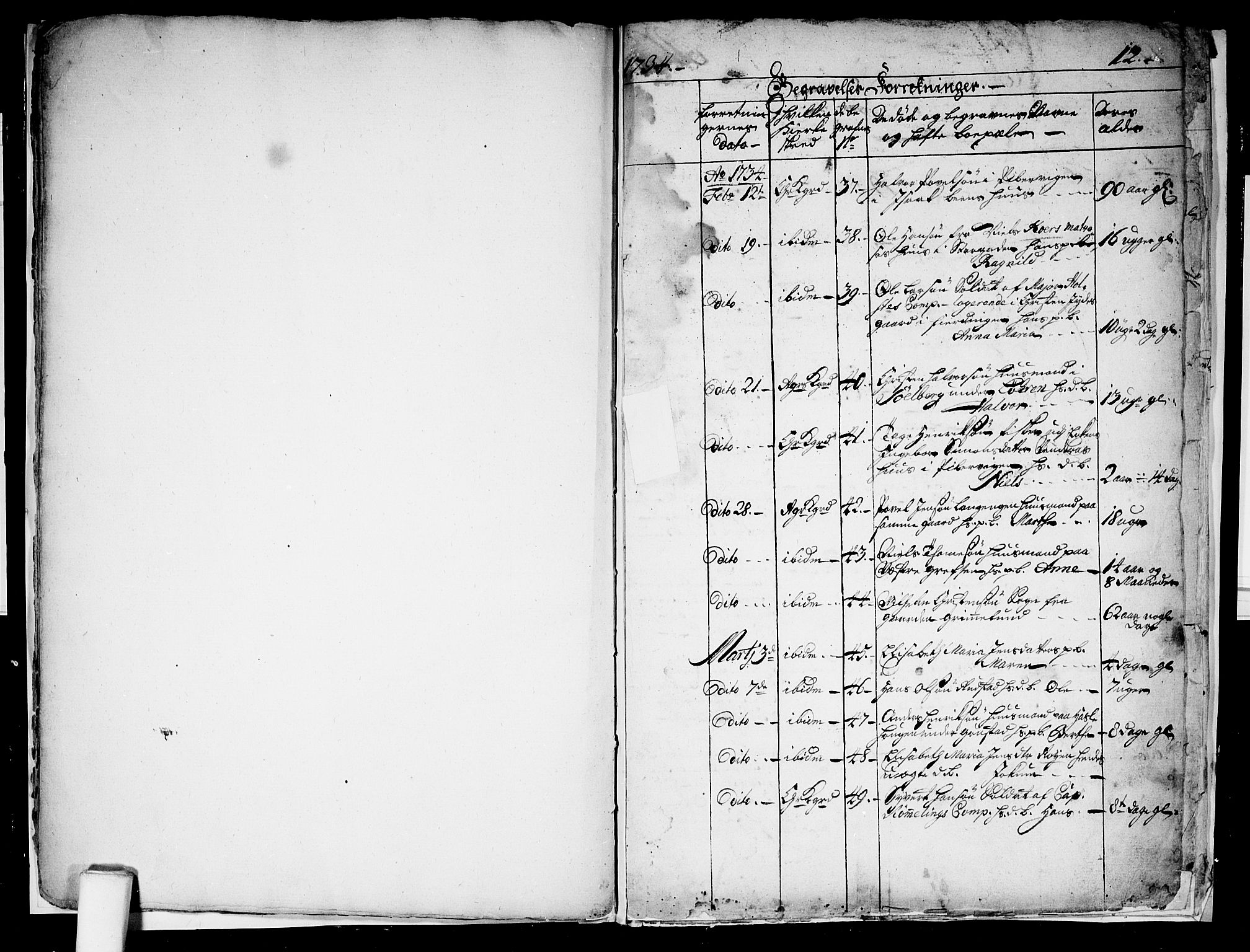 Aker prestekontor kirkebøker, AV/SAO-A-10861/F/L0006: Parish register (official) no. 6, 1732-1734, p. 11-12