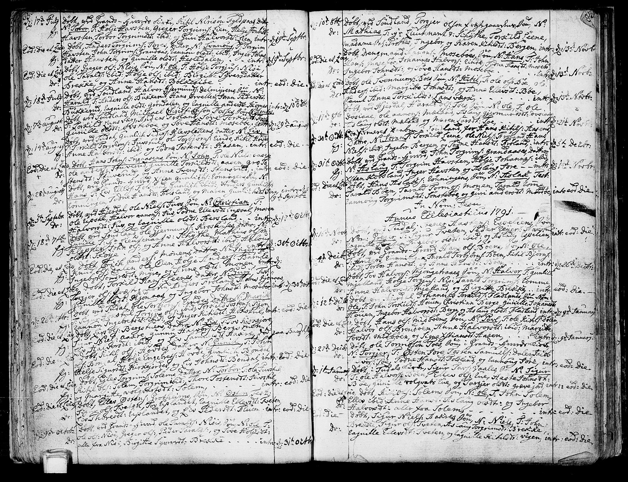 Hjartdal kirkebøker, SAKO/A-270/F/Fa/L0005: Parish register (official) no. I 5, 1776-1801, p. 85-86