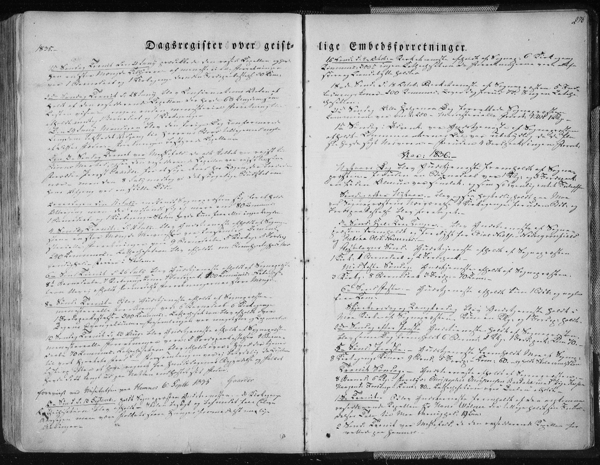 Ministerialprotokoller, klokkerbøker og fødselsregistre - Nordland, SAT/A-1459/827/L0390: Parish register (official) no. 827A02, 1826-1841, p. 276