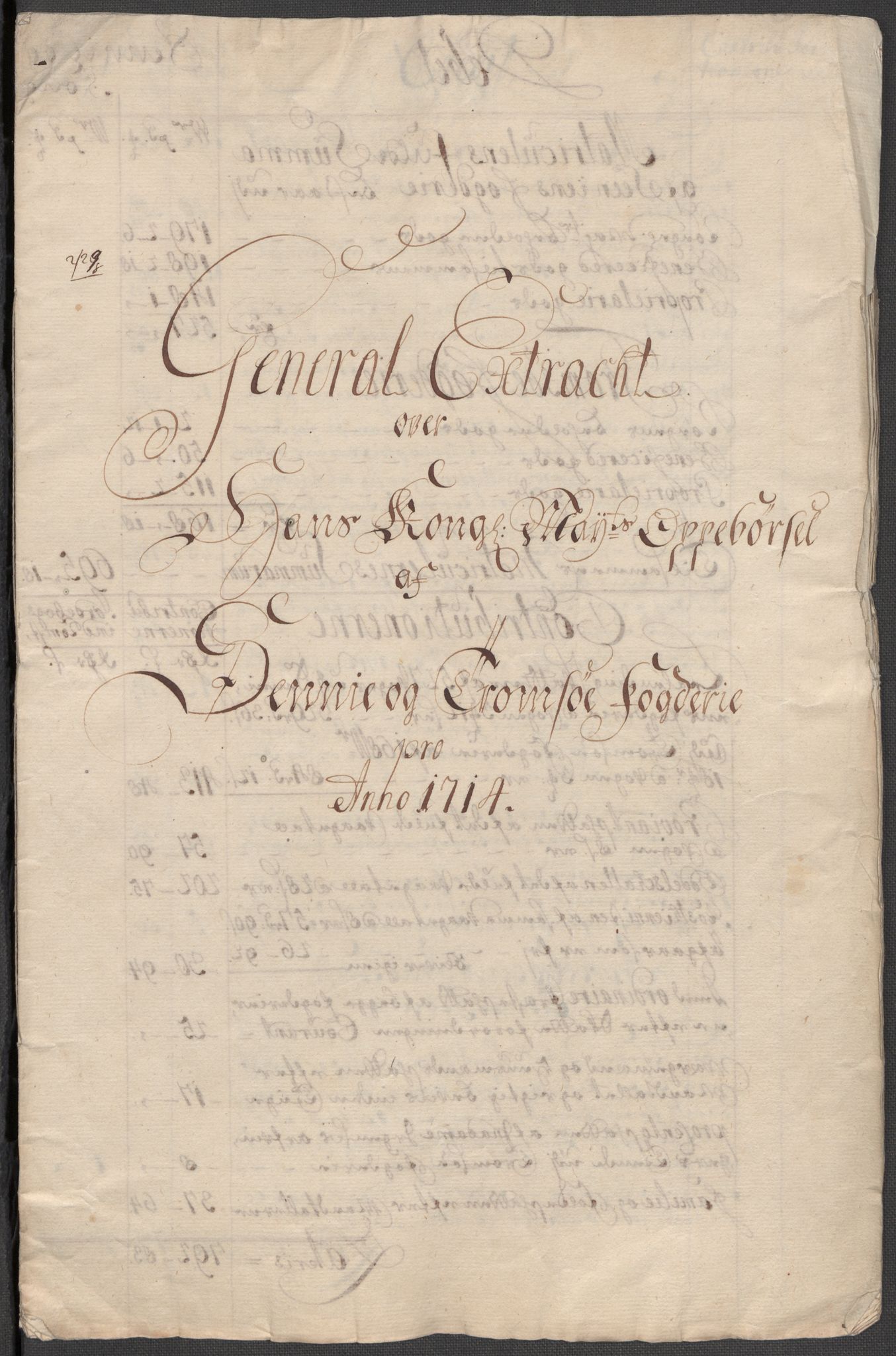 Rentekammeret inntil 1814, Reviderte regnskaper, Fogderegnskap, AV/RA-EA-4092/R68/L4760: Fogderegnskap Senja og Troms, 1714, p. 17