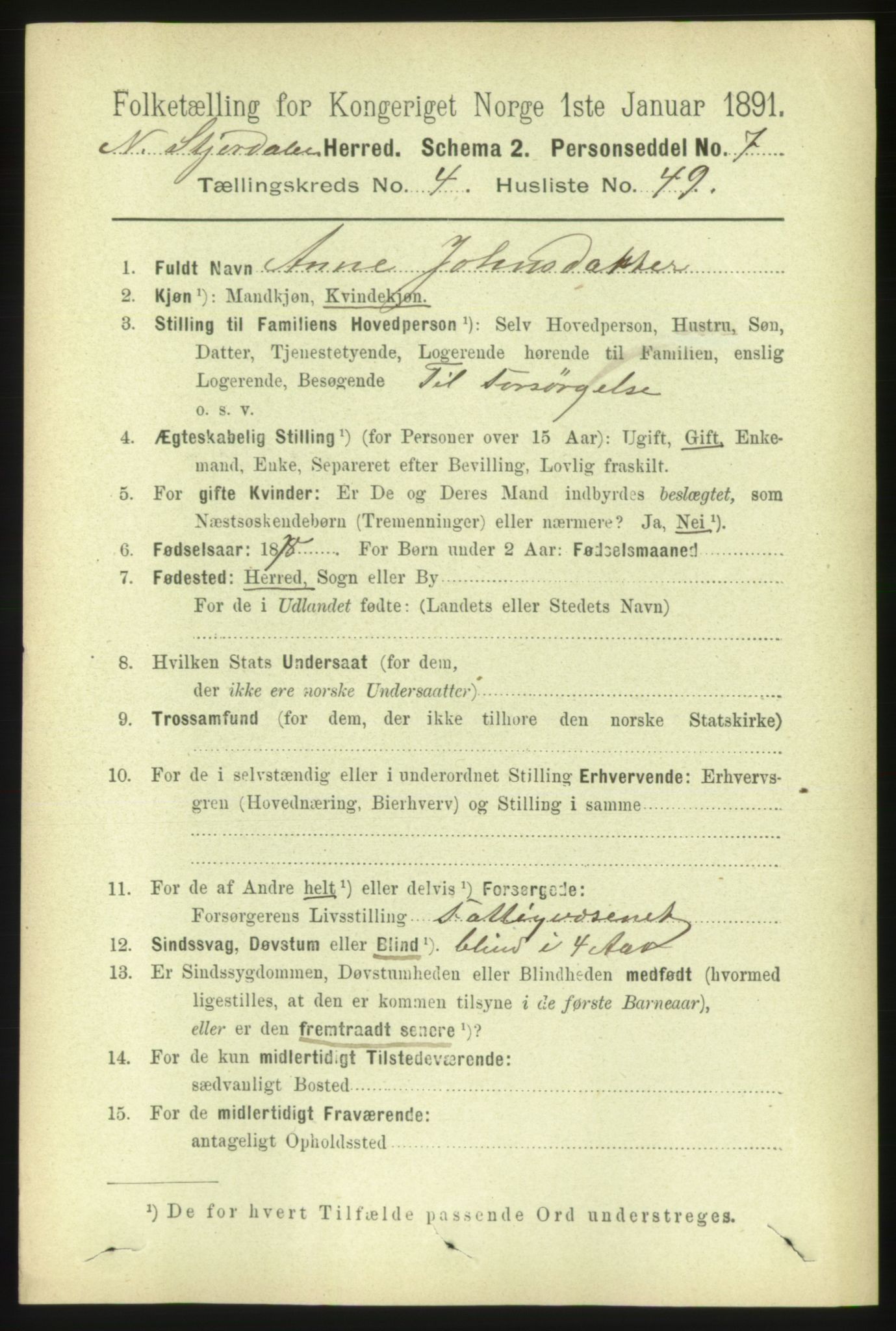 RA, 1891 census for 1714 Nedre Stjørdal, 1891, p. 1880