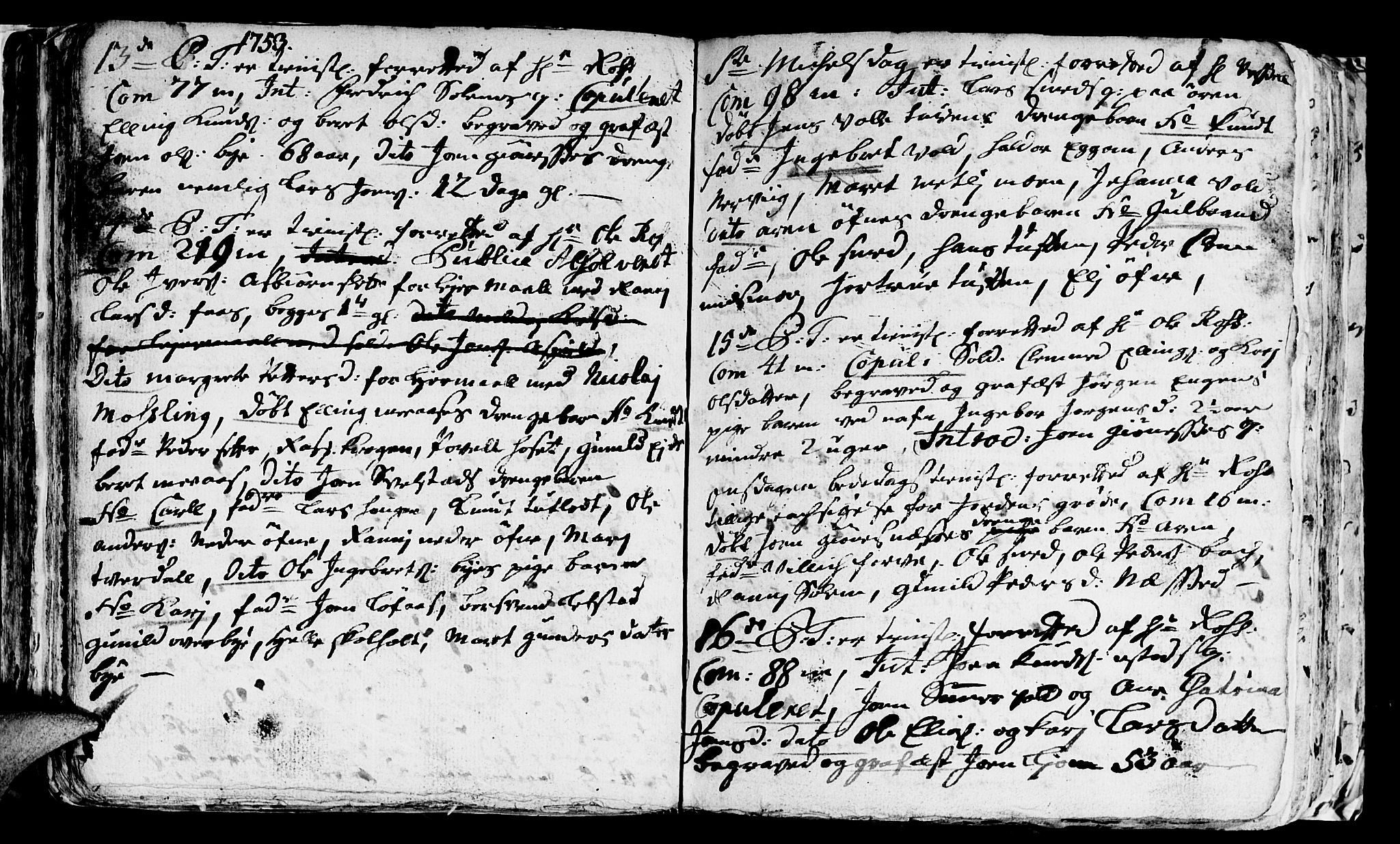 Ministerialprotokoller, klokkerbøker og fødselsregistre - Sør-Trøndelag, AV/SAT-A-1456/668/L0813: Parish register (copy) no. 668C02, 1743-1765