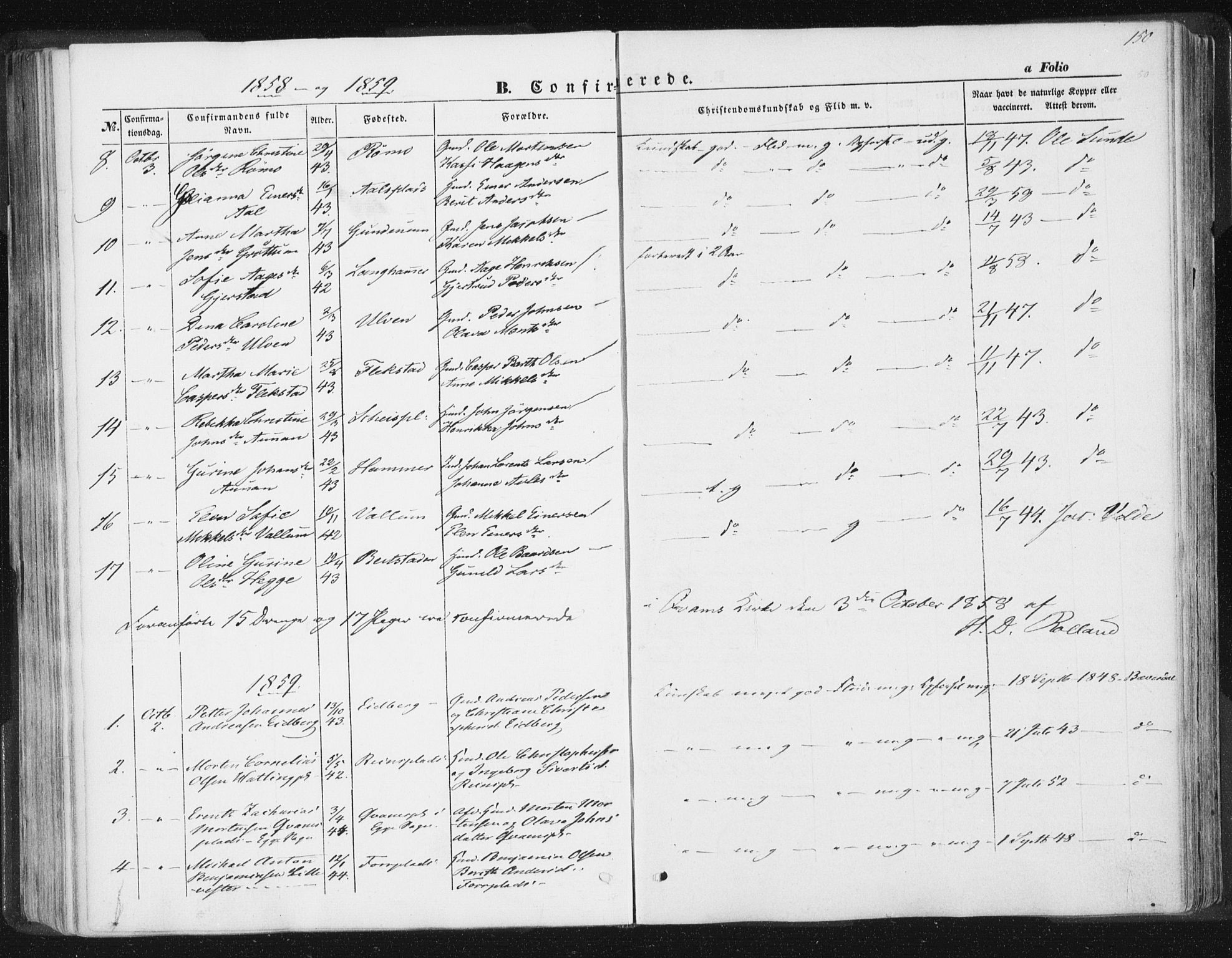 Ministerialprotokoller, klokkerbøker og fødselsregistre - Nord-Trøndelag, SAT/A-1458/746/L0446: Parish register (official) no. 746A05, 1846-1859, p. 150