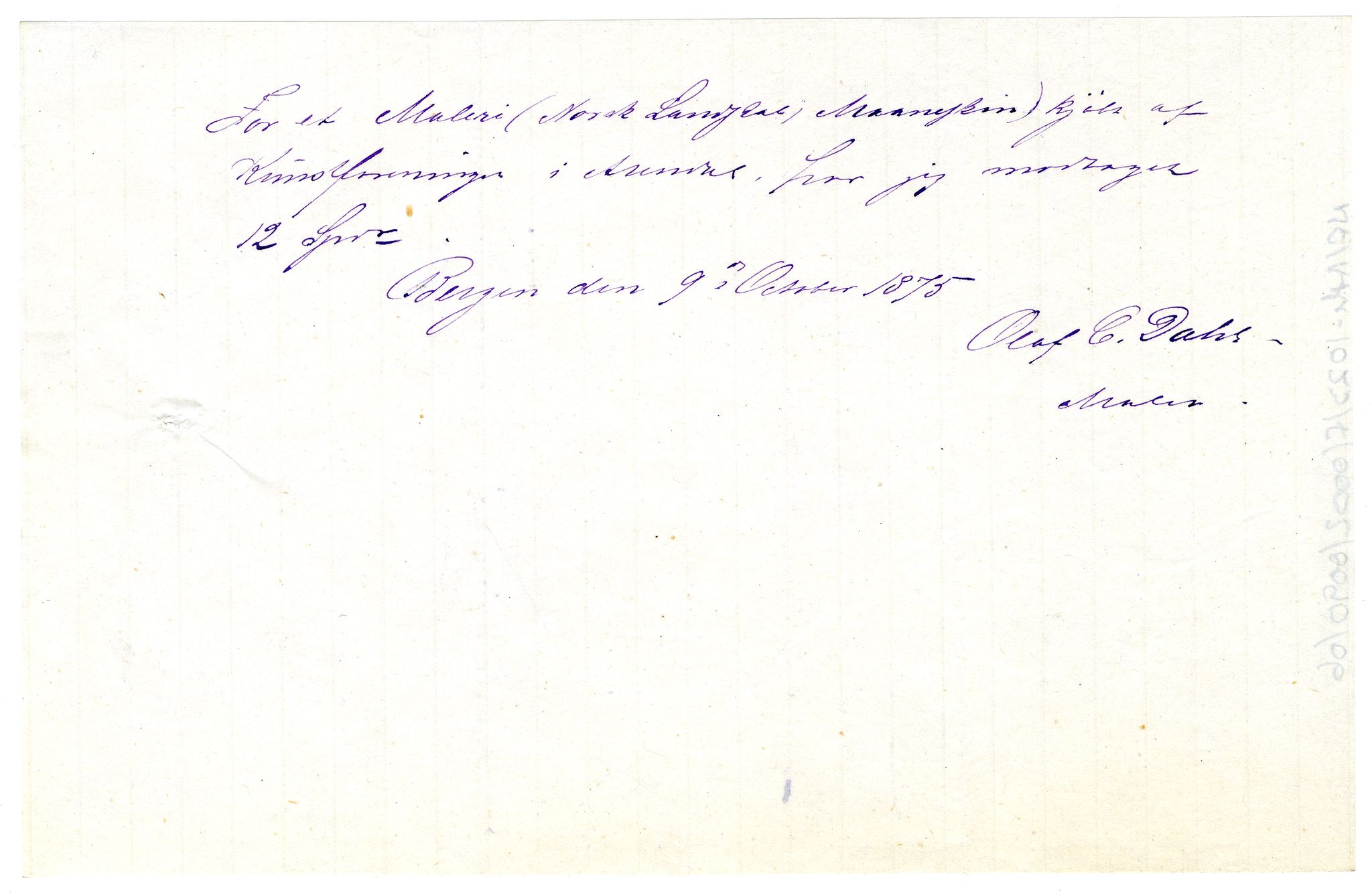 Diderik Maria Aalls brevsamling, NF/Ark-1023/F/L0002: D.M. Aalls brevsamling. B - C, 1799-1889, p. 446