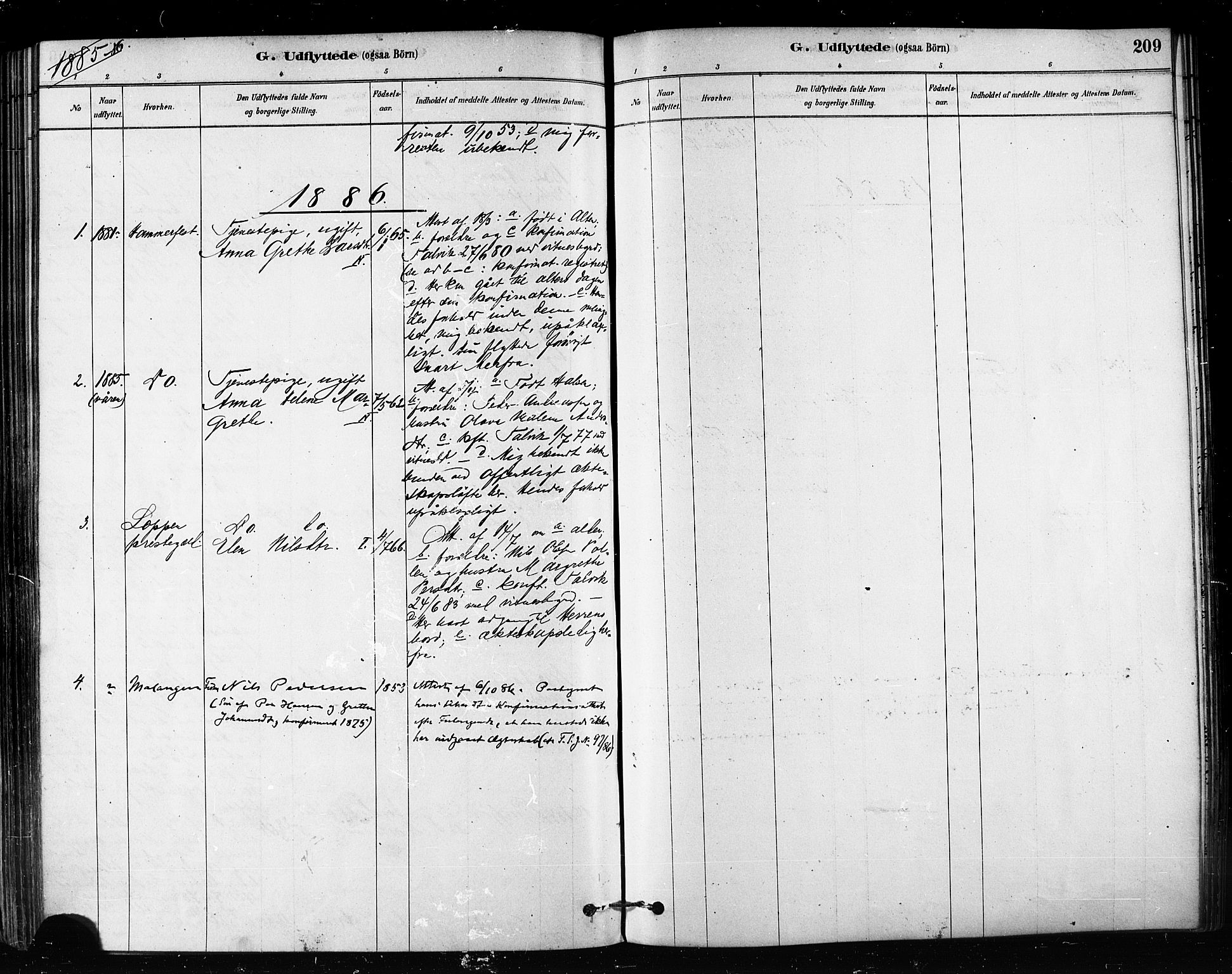 Talvik sokneprestkontor, SATØ/S-1337/H/Ha/L0012kirke: Parish register (official) no. 12, 1878-1886, p. 209