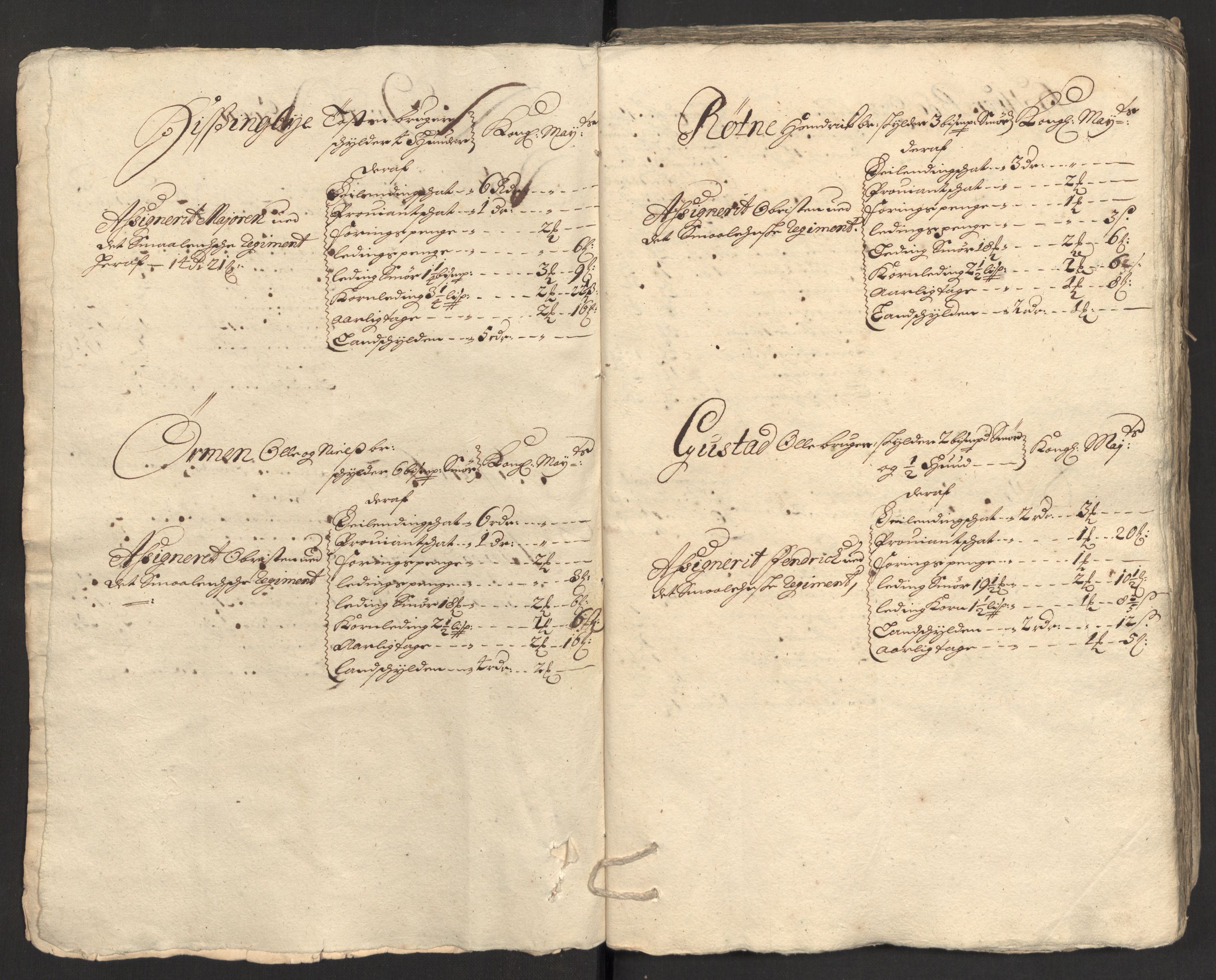 Rentekammeret inntil 1814, Reviderte regnskaper, Fogderegnskap, RA/EA-4092/R04/L0125: Fogderegnskap Moss, Onsøy, Tune, Veme og Åbygge, 1697, p. 188