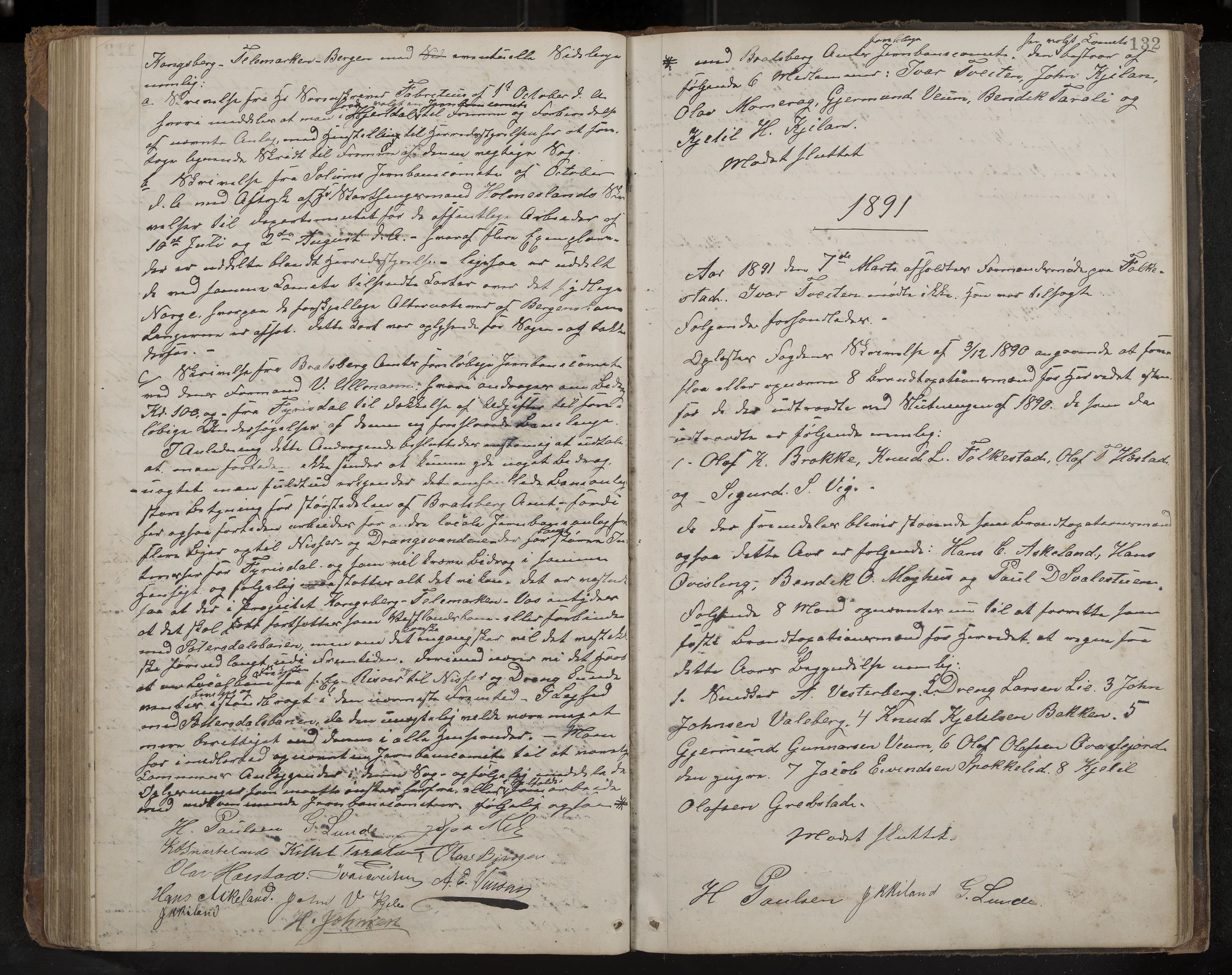 Fyresdal formannskap og sentraladministrasjon, IKAK/0831021-1/Aa/L0002: Møtebok, 1877-1894, p. 132