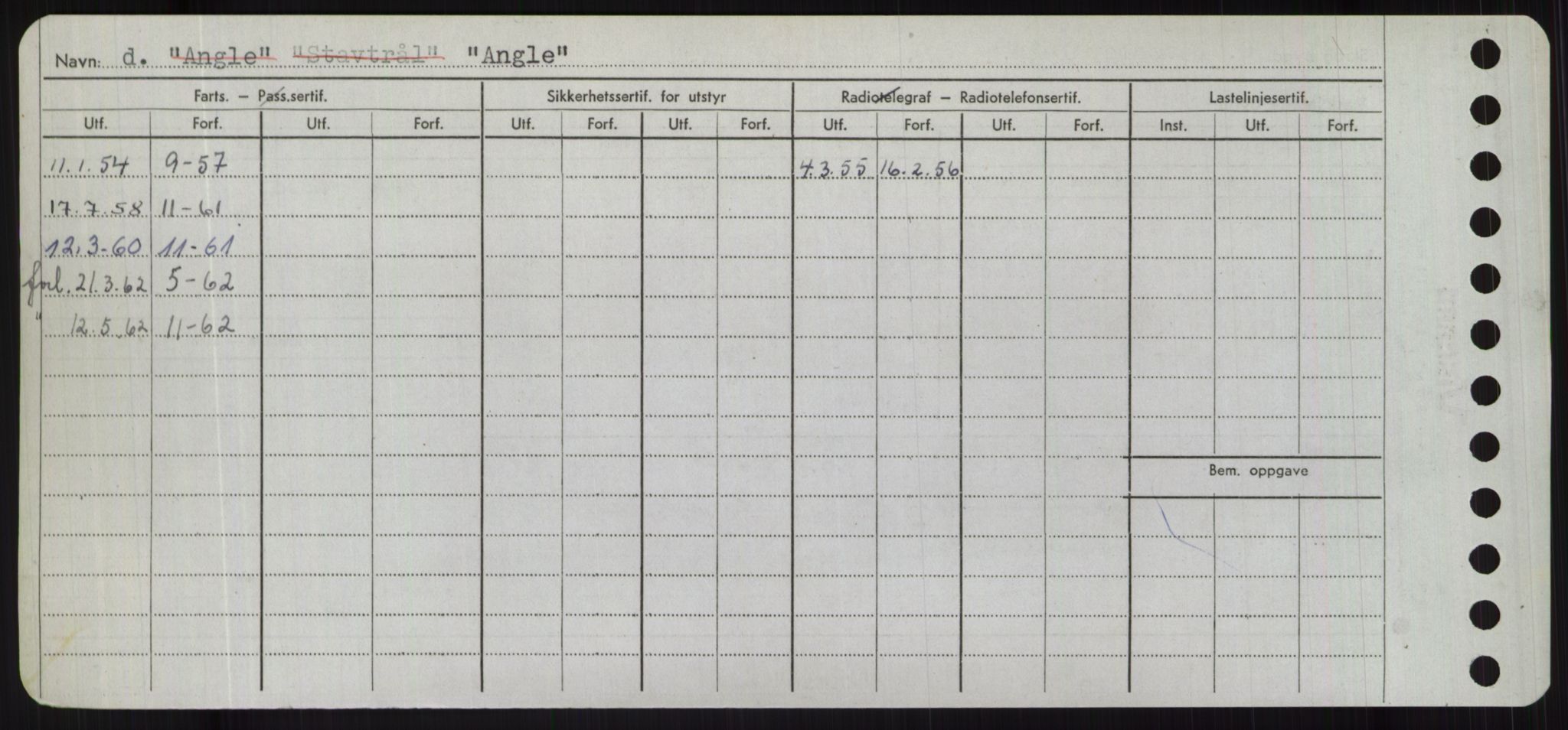 Sjøfartsdirektoratet med forløpere, Skipsmålingen, RA/S-1627/H/Hd/L0001: Fartøy, A-Anv, p. 618