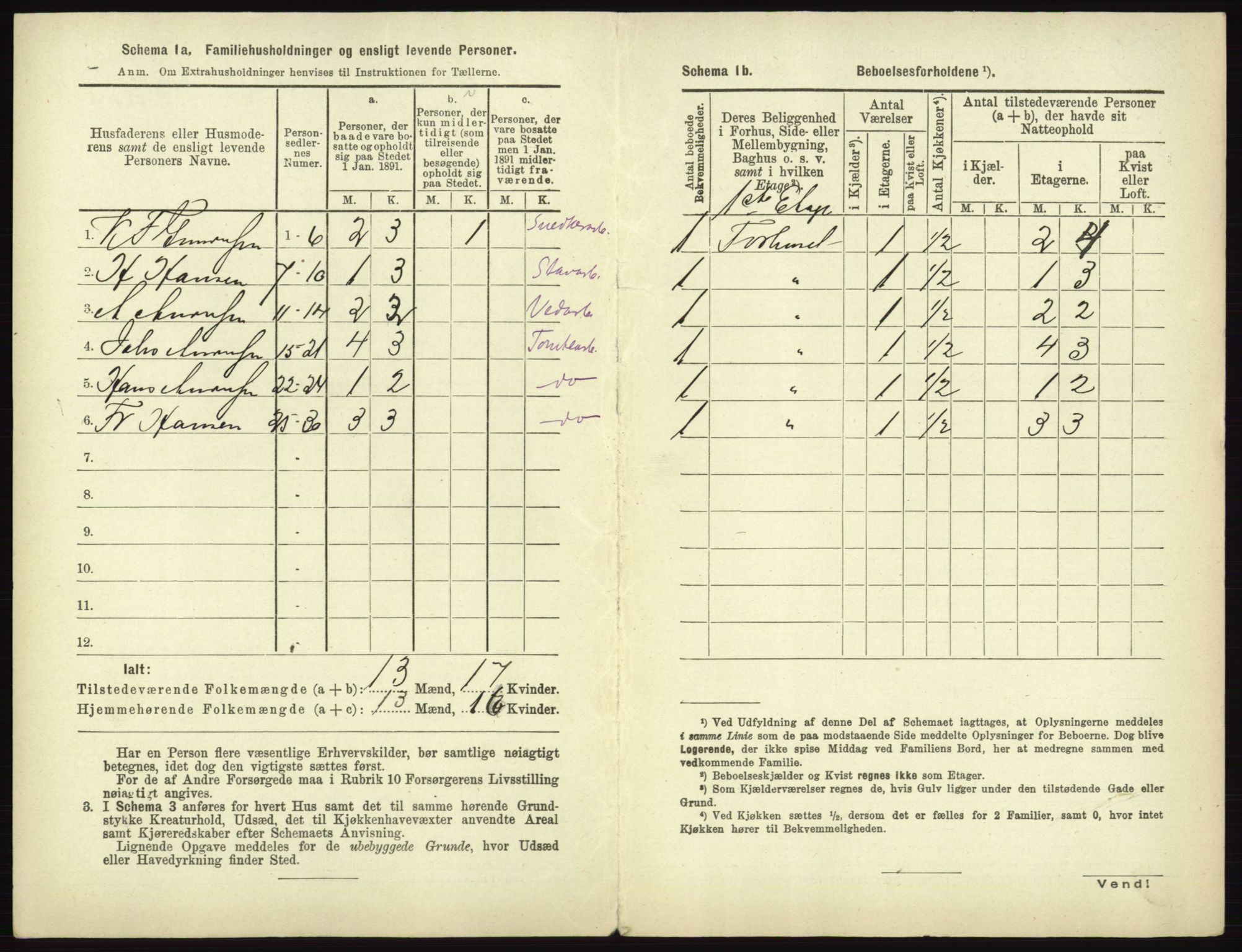 RA, 1891 census for 0101 Fredrikshald, 1891, p. 701