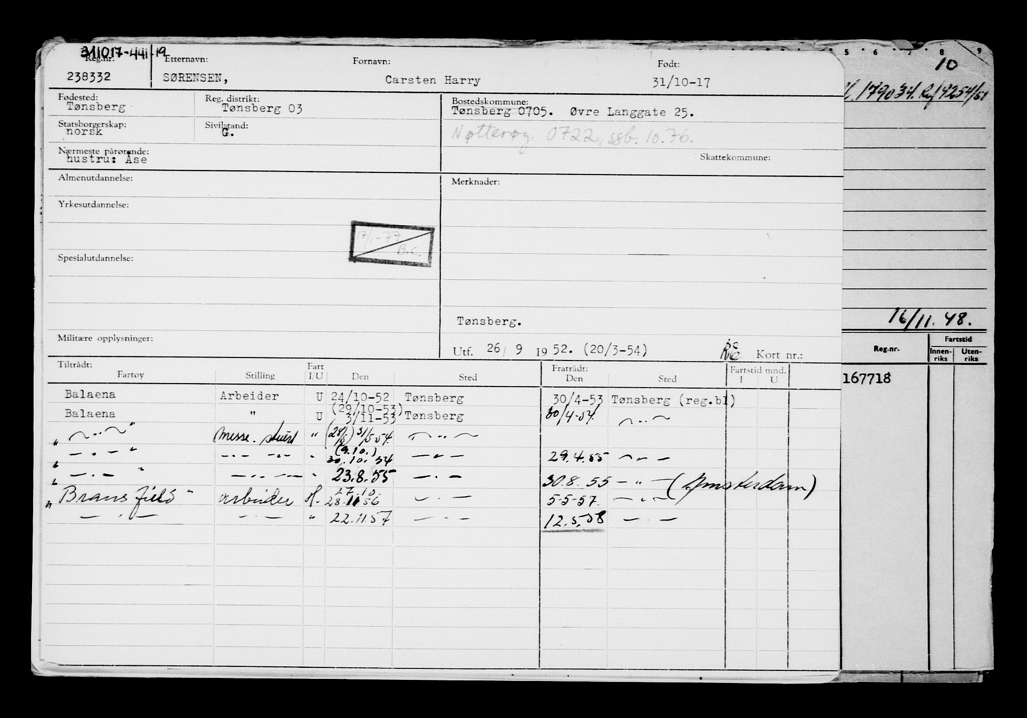 Direktoratet for sjømenn, AV/RA-S-3545/G/Gb/L0152: Hovedkort, 1917, p. 827