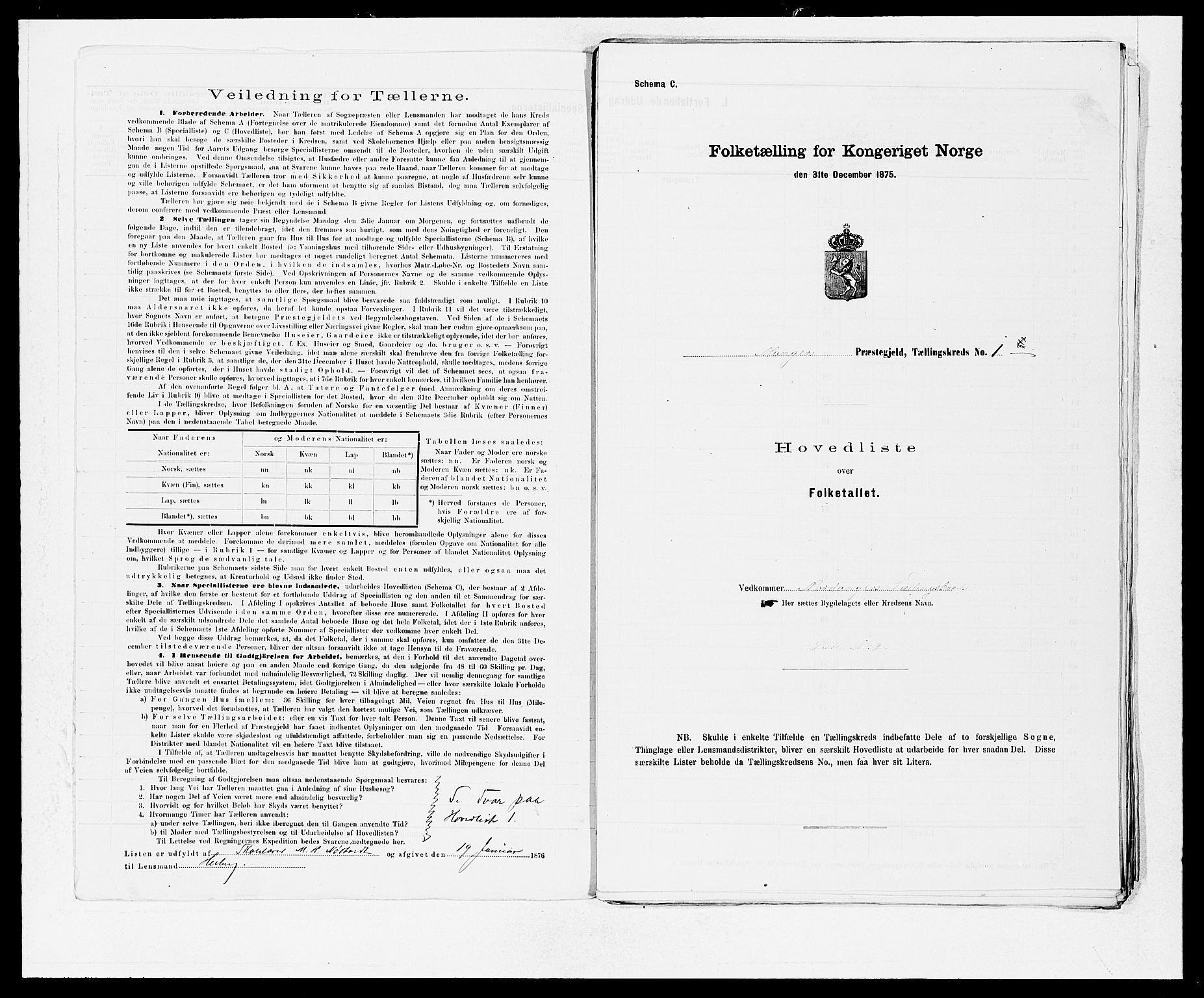 SAB, 1875 census for 1261P Manger, 1875, p. 4