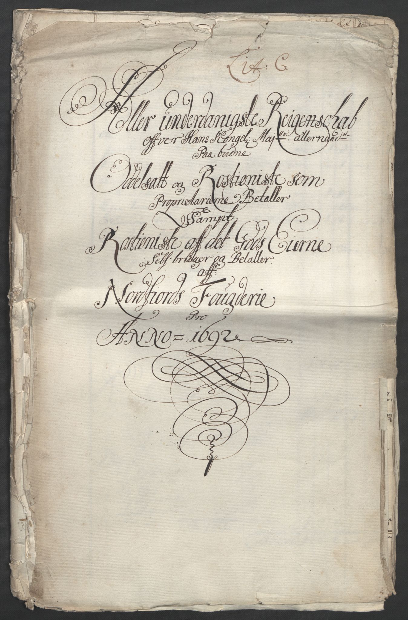 Rentekammeret inntil 1814, Reviderte regnskaper, Fogderegnskap, RA/EA-4092/R53/L3420: Fogderegnskap Sunn- og Nordfjord, 1691-1692, p. 343
