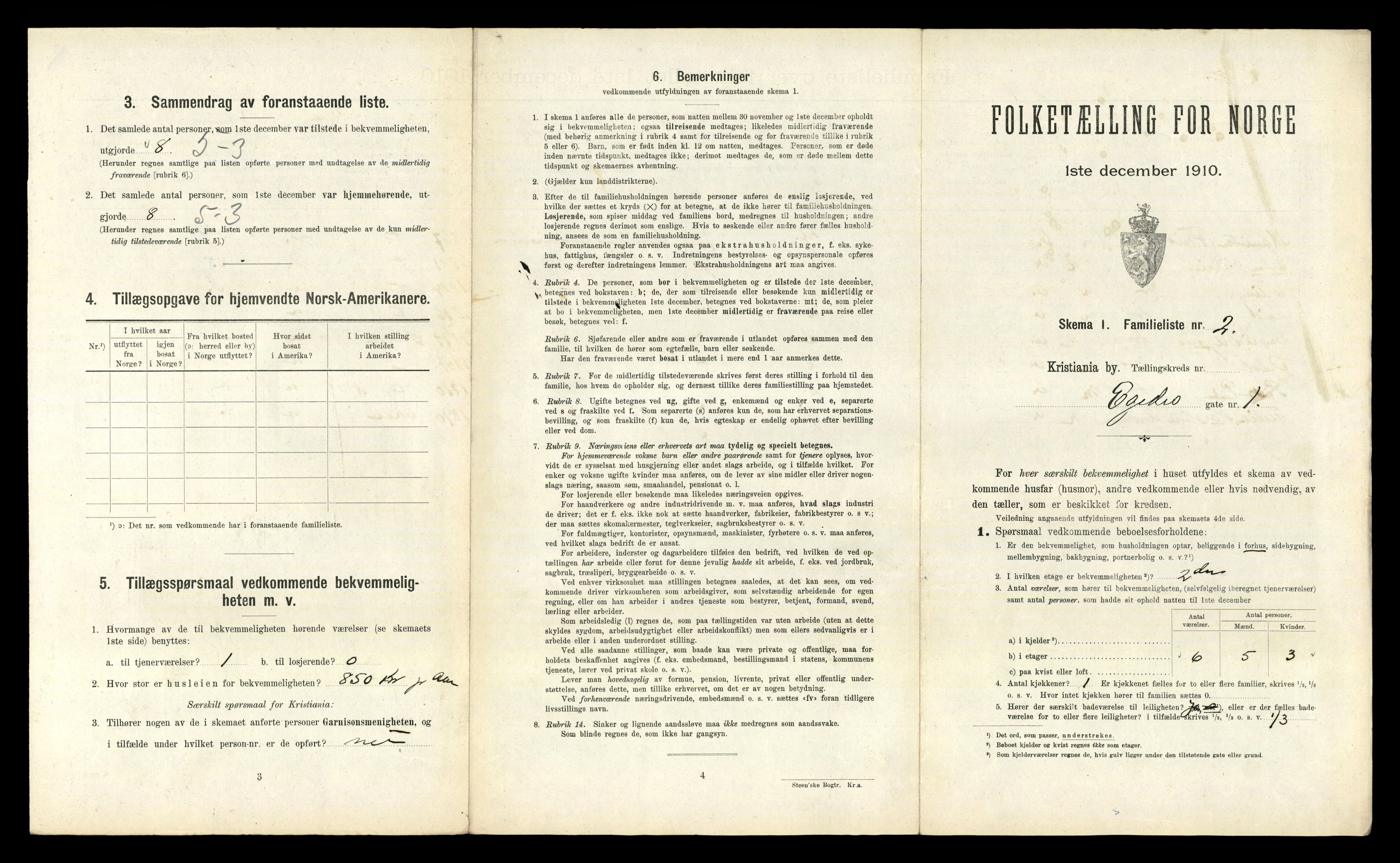 RA, 1910 census for Kristiania, 1910, p. 18985