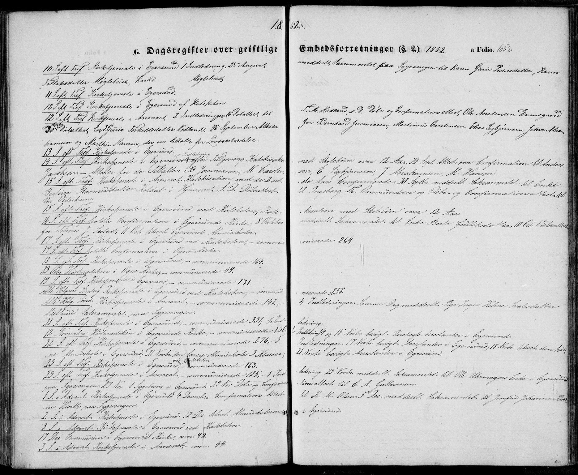 Eigersund sokneprestkontor, AV/SAST-A-101807/S08/L0013: Parish register (official) no. A 12.2, 1850-1865, p. 652