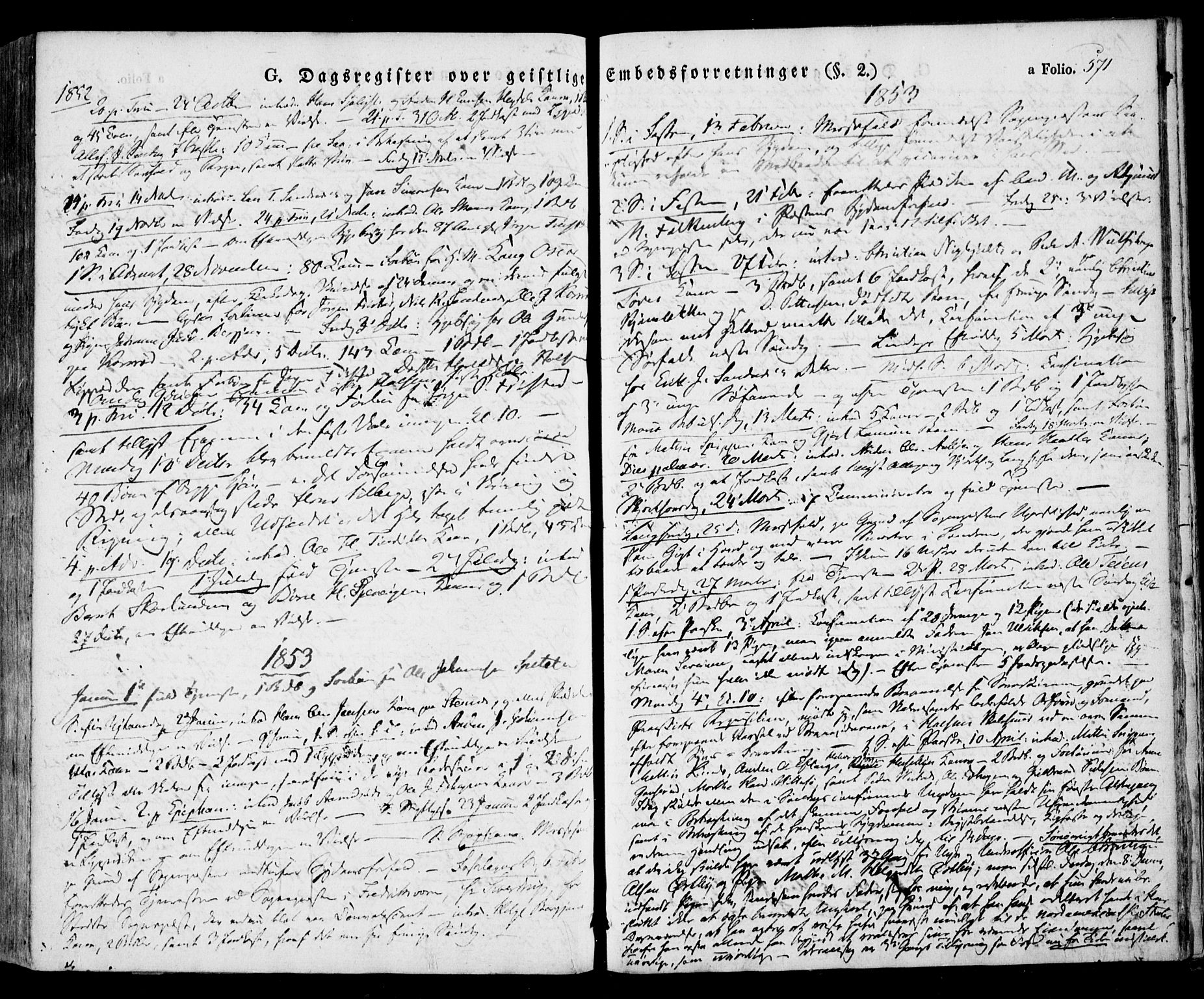 Tjølling kirkebøker, SAKO/A-60/F/Fa/L0006: Parish register (official) no. 6, 1835-1859, p. 571