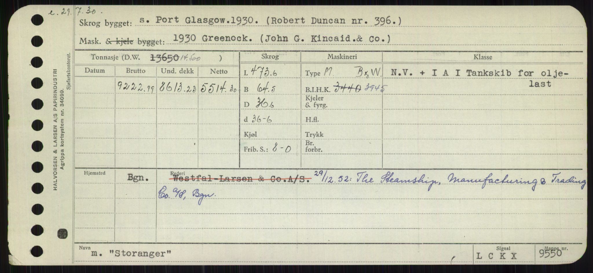 Sjøfartsdirektoratet med forløpere, Skipsmålingen, RA/S-1627/H/Hb/L0004: Fartøy, O-S, p. 459