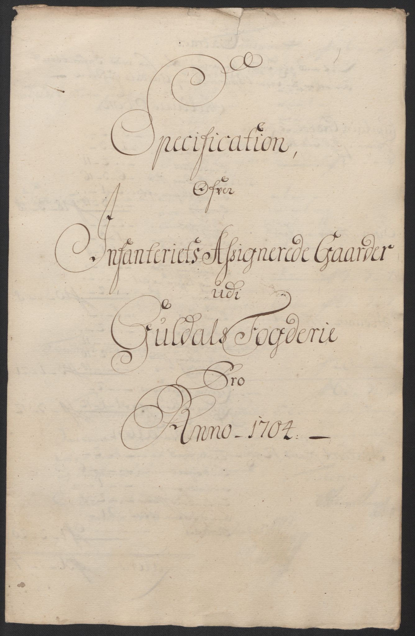 Rentekammeret inntil 1814, Reviderte regnskaper, Fogderegnskap, AV/RA-EA-4092/R60/L3954: Fogderegnskap Orkdal og Gauldal, 1704, p. 419