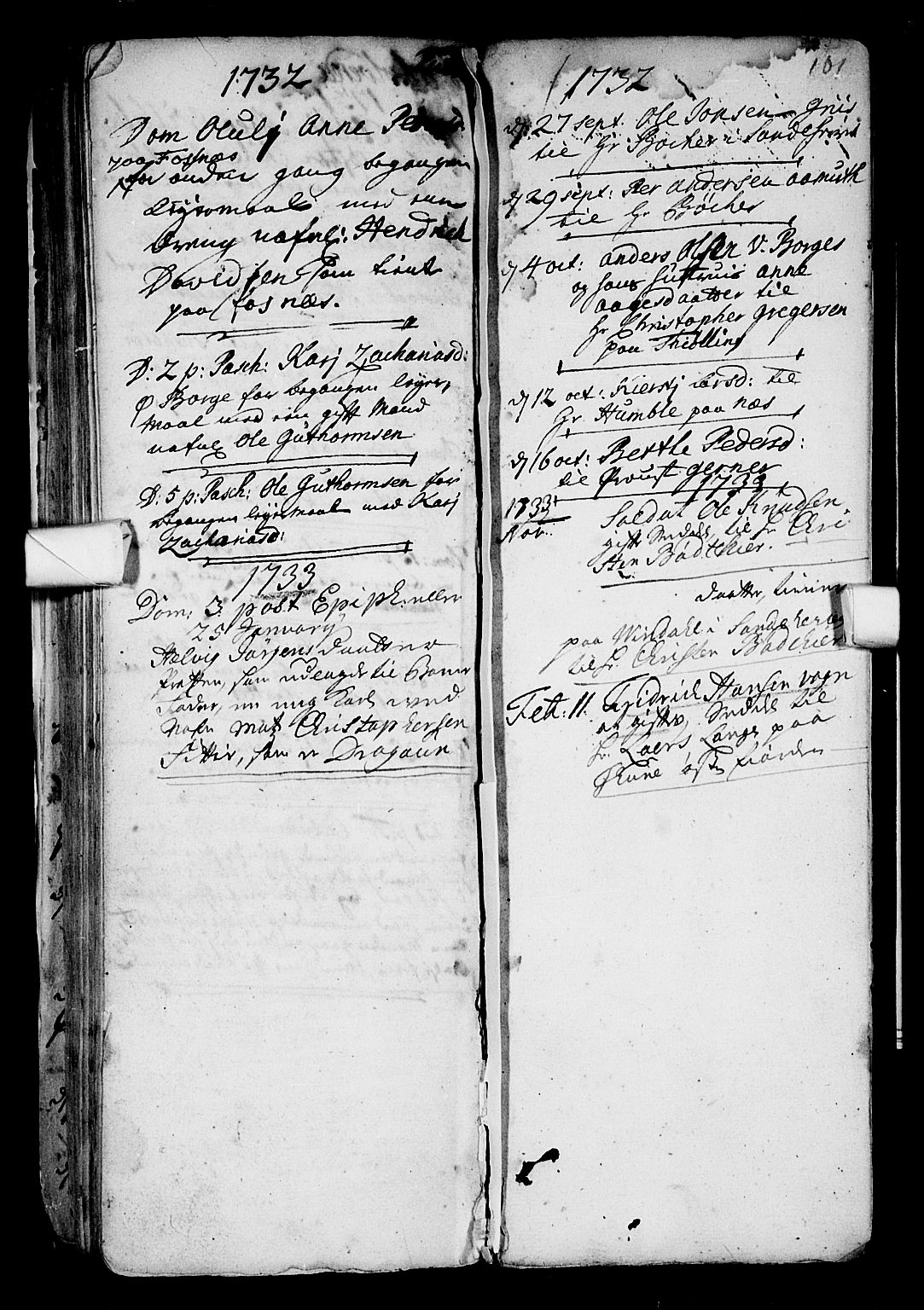 Stokke kirkebøker, AV/SAKO-A-320/F/Fa/L0001: Parish register (official) no. I 1, 1717-1733, p. 101