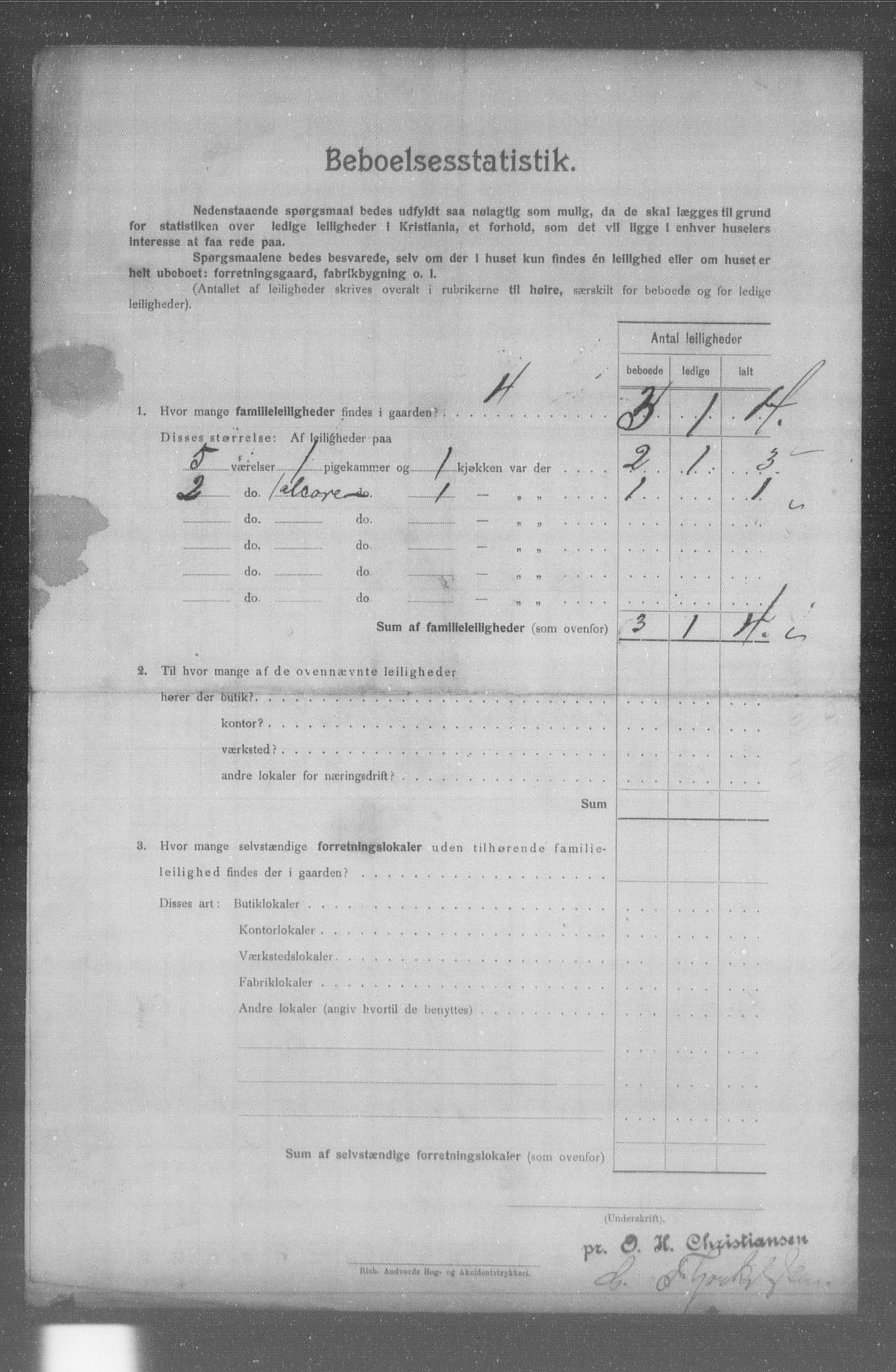 OBA, Municipal Census 1904 for Kristiania, 1904, p. 9920