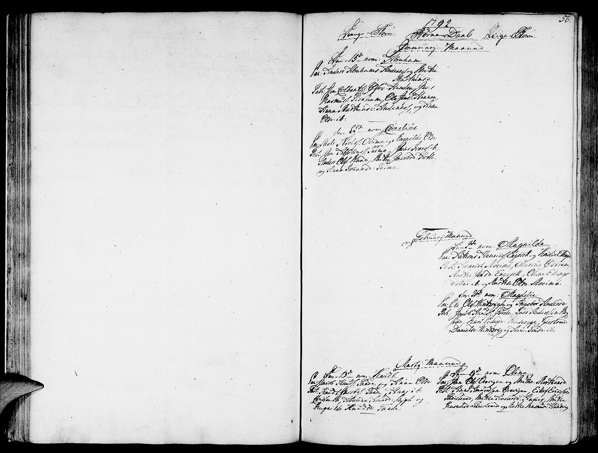 Gloppen sokneprestembete, AV/SAB-A-80101/H/Haa/Haaa/L0005: Parish register (official) no. A 5, 1785-1815, p. 56