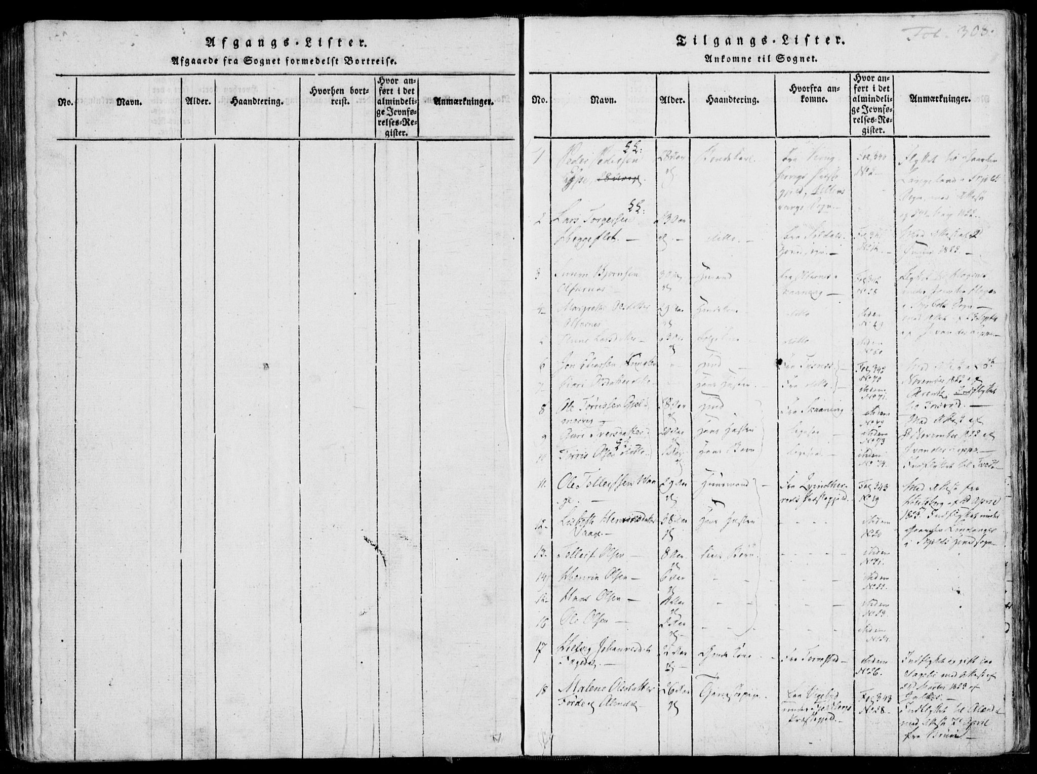 Skjold sokneprestkontor, AV/SAST-A-101847/H/Ha/Haa/L0003: Parish register (official) no. A 3, 1815-1835, p. 308