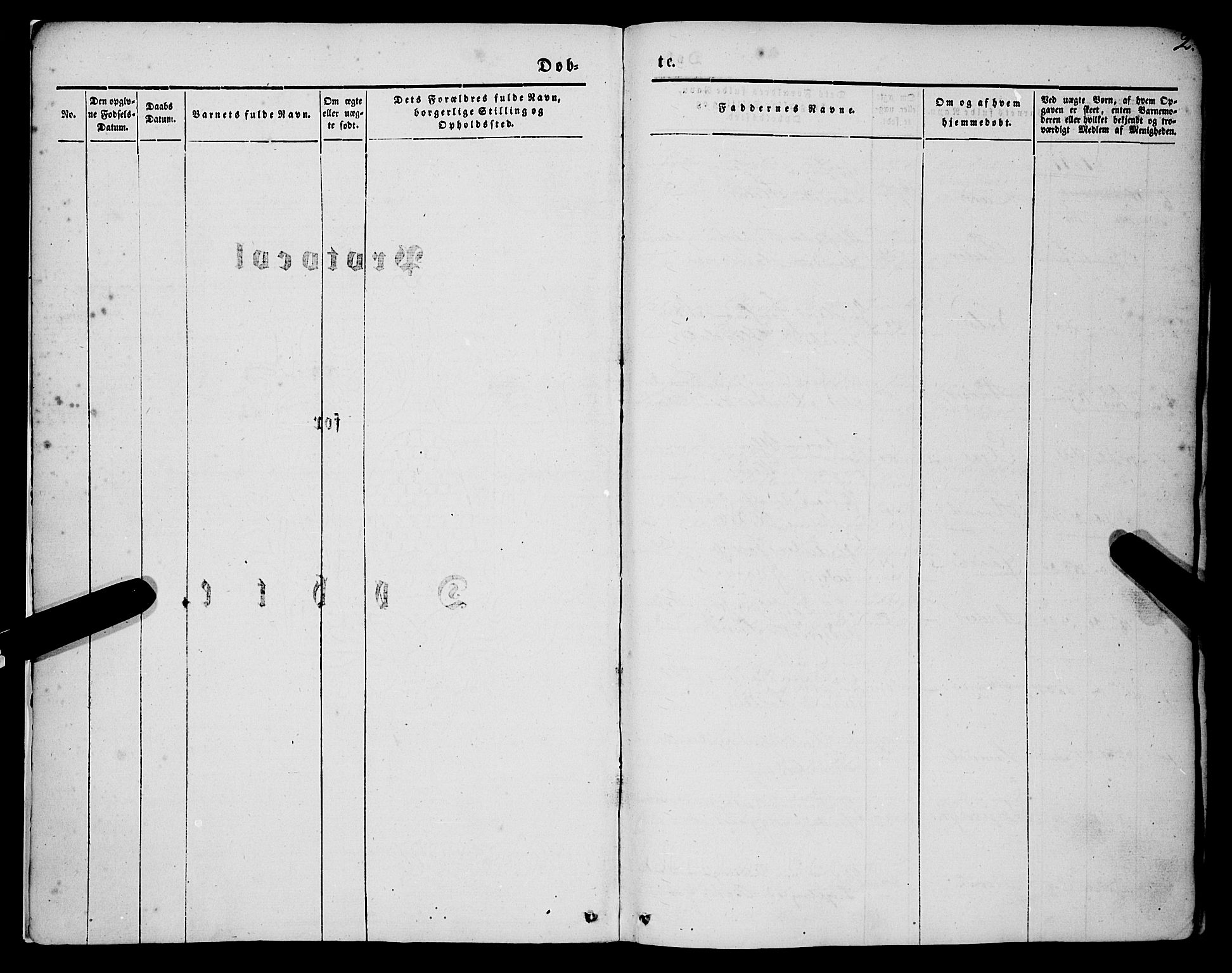 Innvik sokneprestembete, AV/SAB-A-80501: Parish register (official) no. A 5, 1847-1865, p. 2