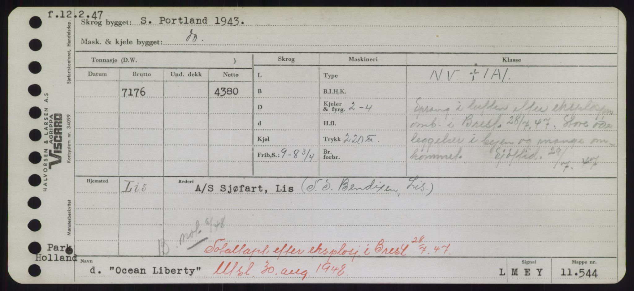 Sjøfartsdirektoratet med forløpere, Skipsmålingen, RA/S-1627/H/Hd/L0028: Fartøy, O, p. 65