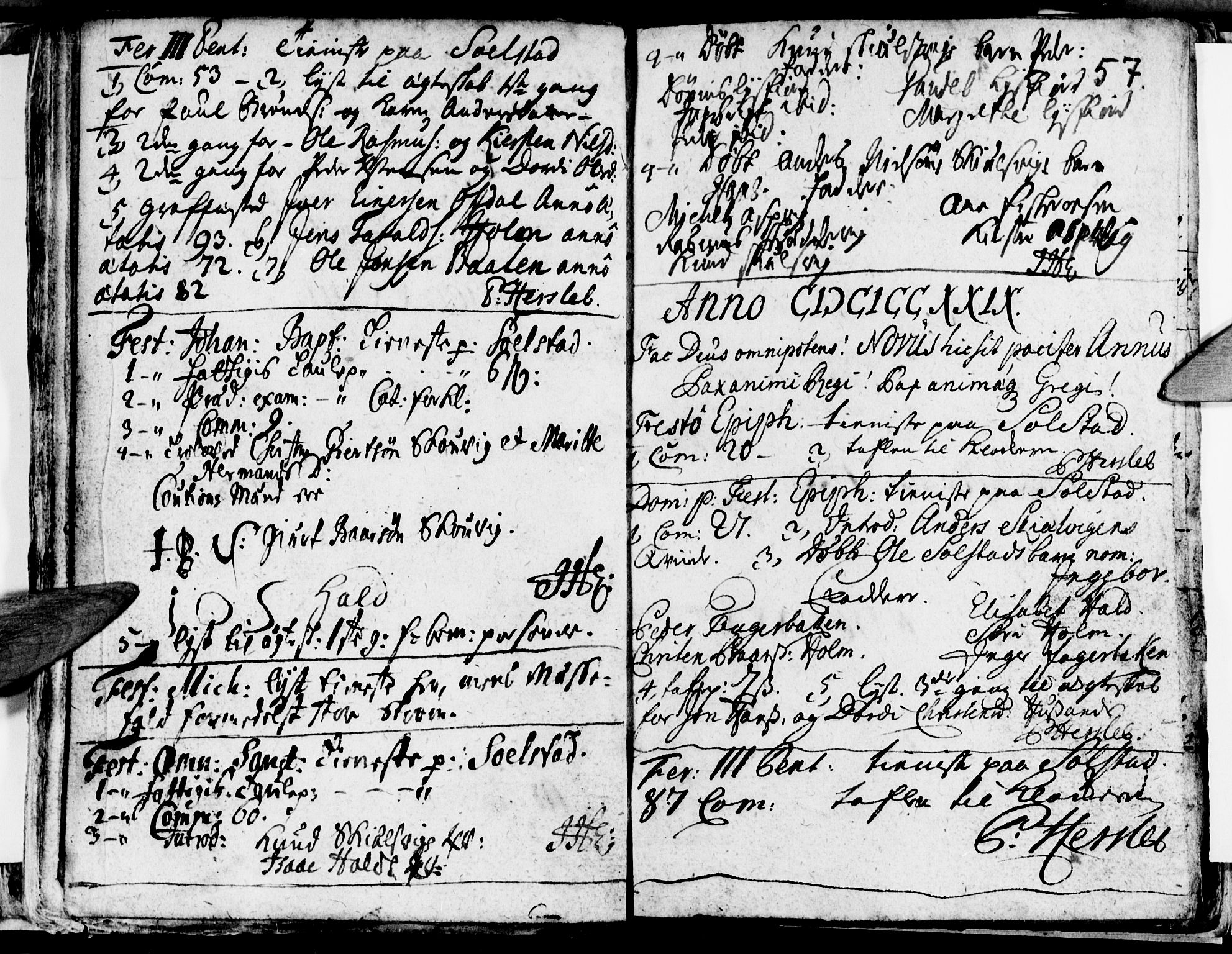 Ministerialprotokoller, klokkerbøker og fødselsregistre - Nordland, SAT/A-1459/811/L0164: Parish register (official) no. 811A01, 1677-1762, p. 57