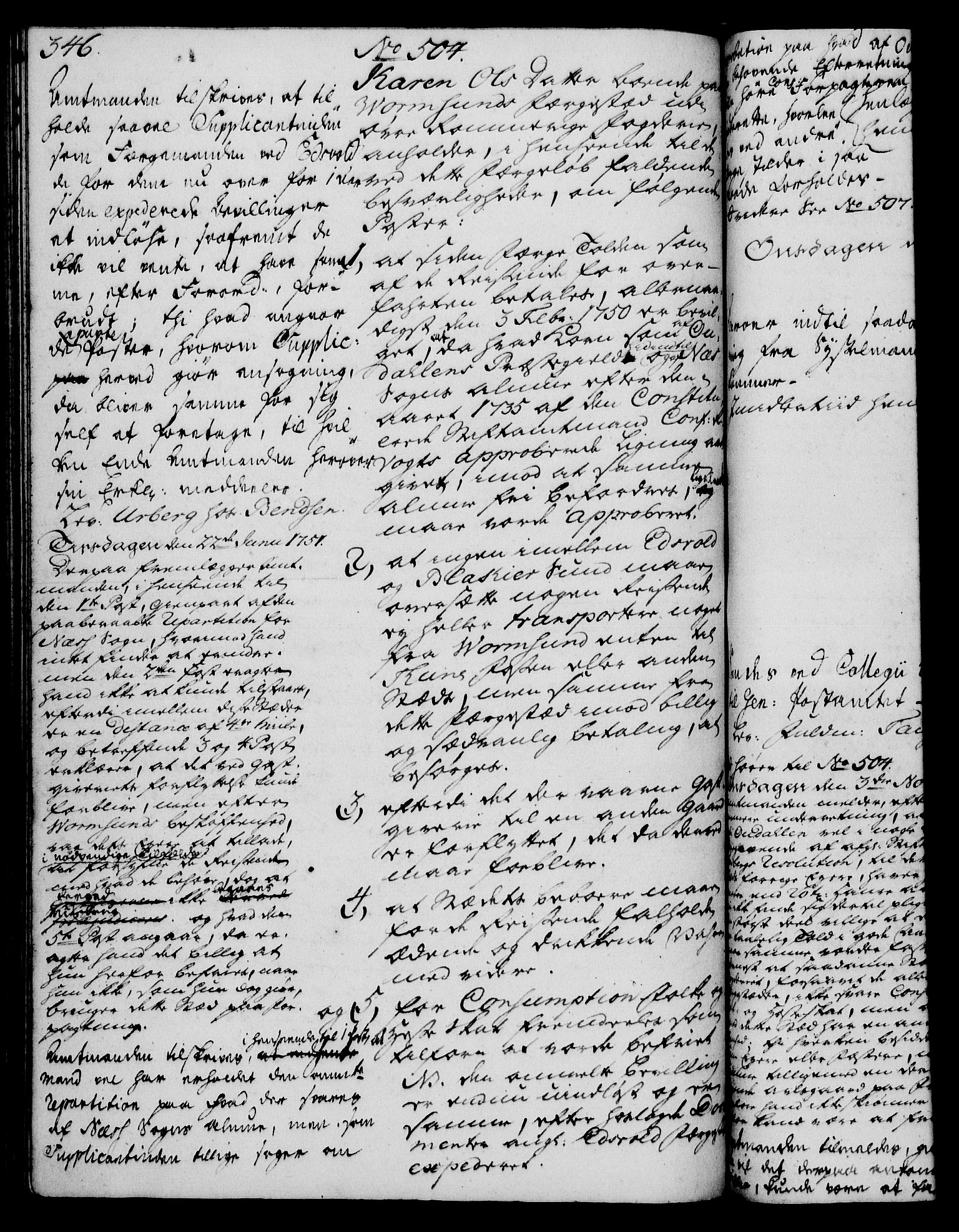 Rentekammeret, Kammerkanselliet, RA/EA-3111/G/Gh/Gha/L0030: Norsk ekstraktmemorialprotokoll (merket RK 53.75), 1749-1751, p. 346