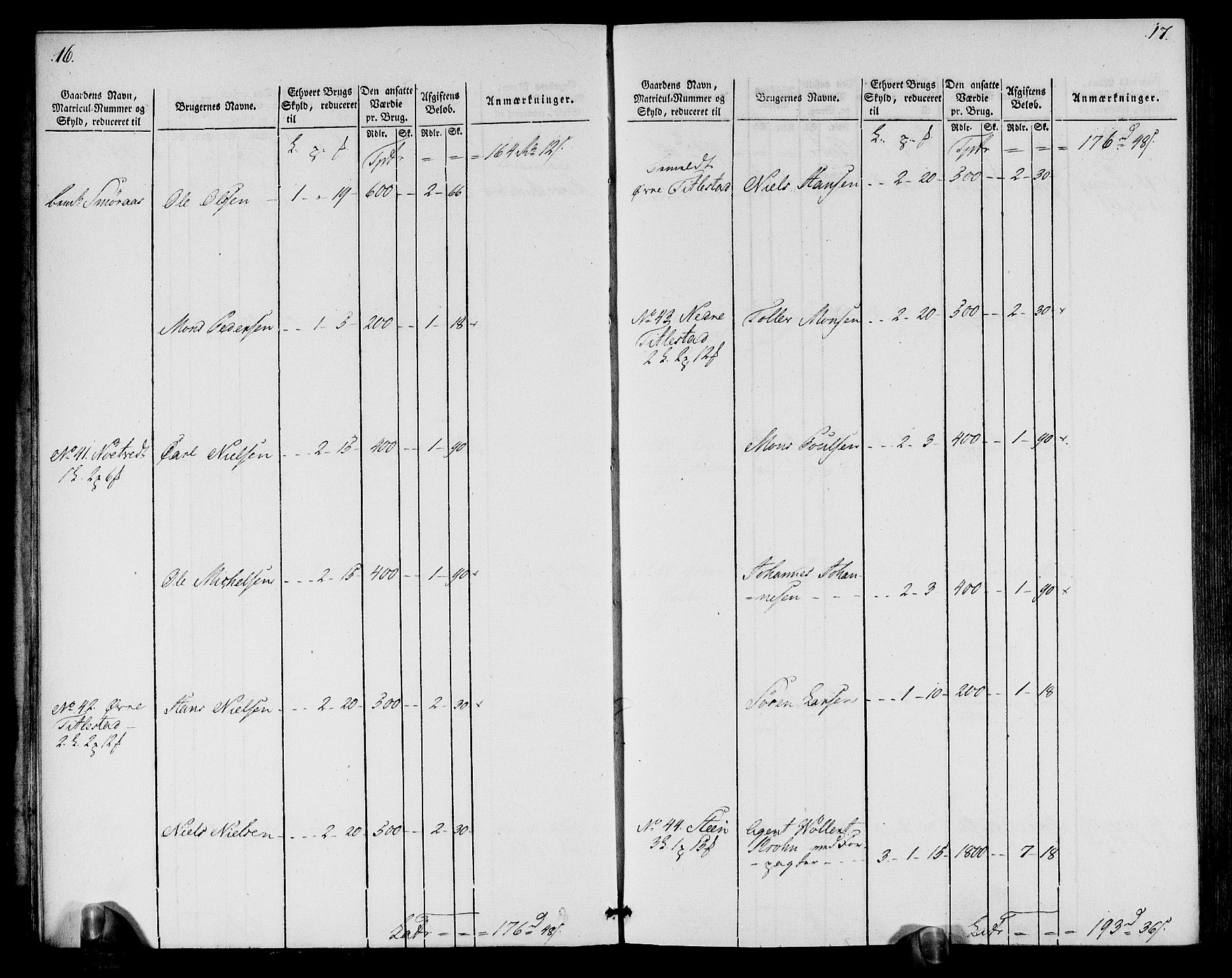 Rentekammeret inntil 1814, Realistisk ordnet avdeling, AV/RA-EA-4070/N/Ne/Nea/L0113: Nordhordland og Voss fogderi. Oppebørselsregister, 1803-1804, p. 11