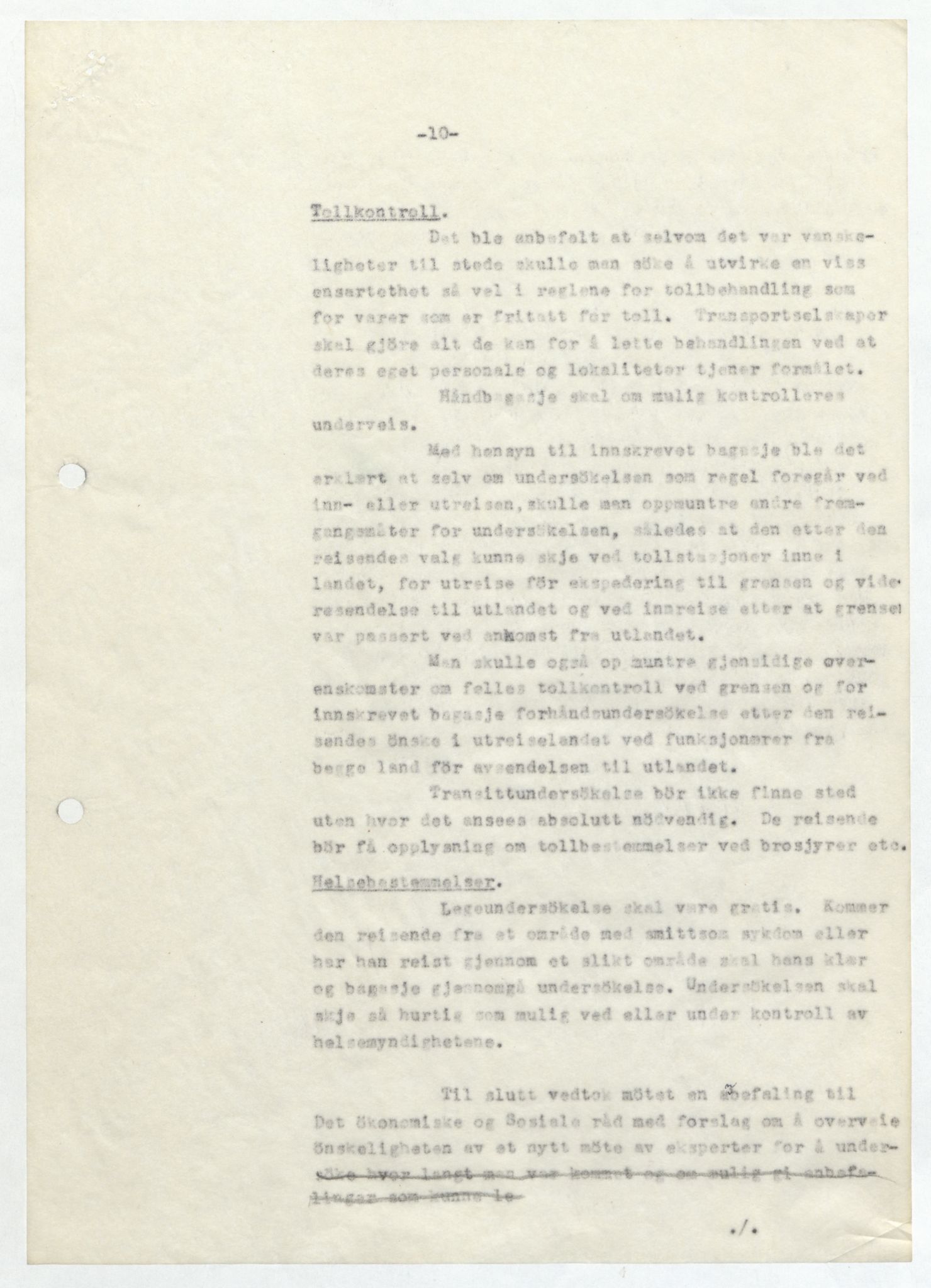 Justisdepartementet, 3. politikontor P3, RA/S-1051/D/L0039: Passforskrifter - Passinstruksen, 1947-1952, p. 11