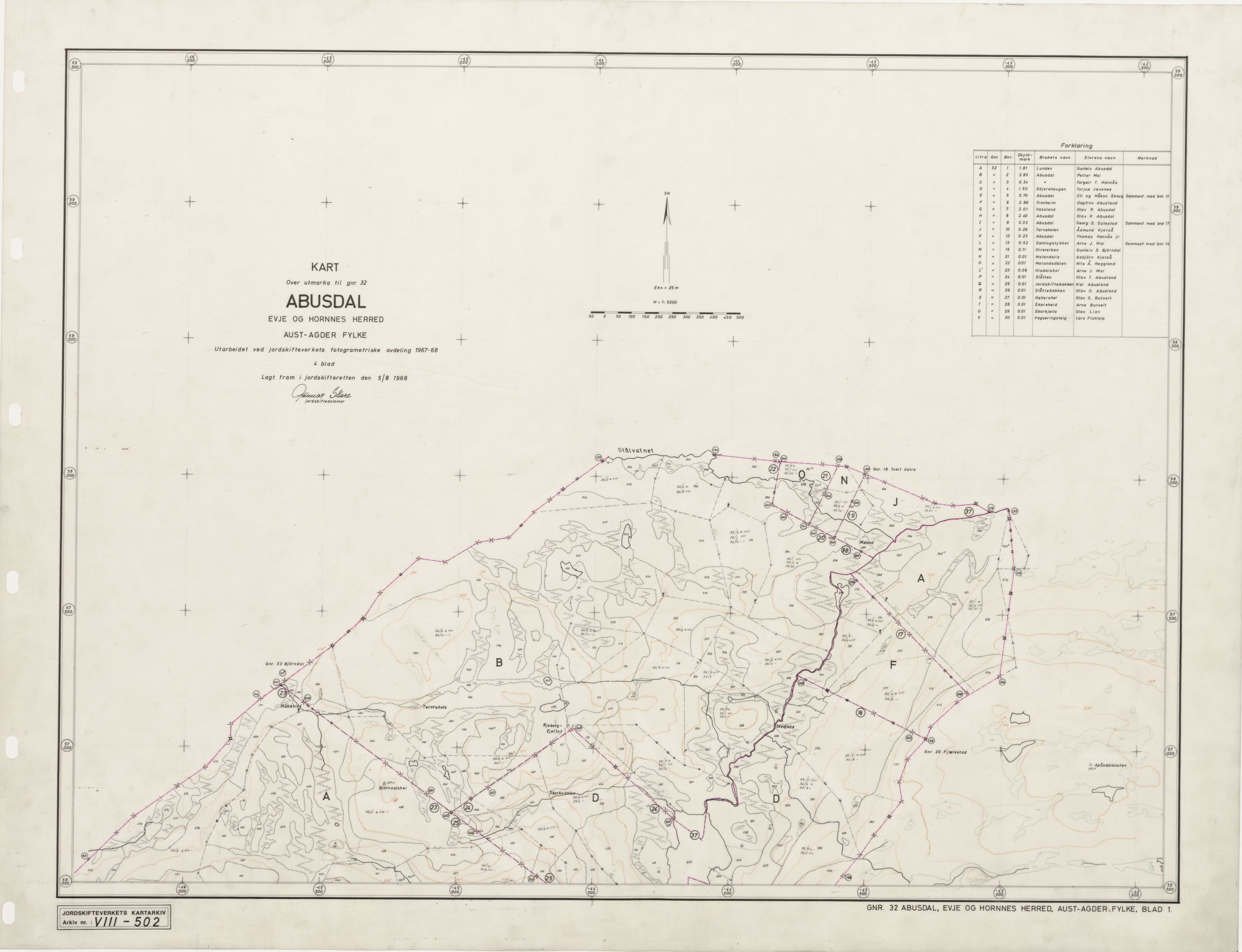 Jordskifteverkets kartarkiv, RA/S-3929/T, 1859-1988, p. 798