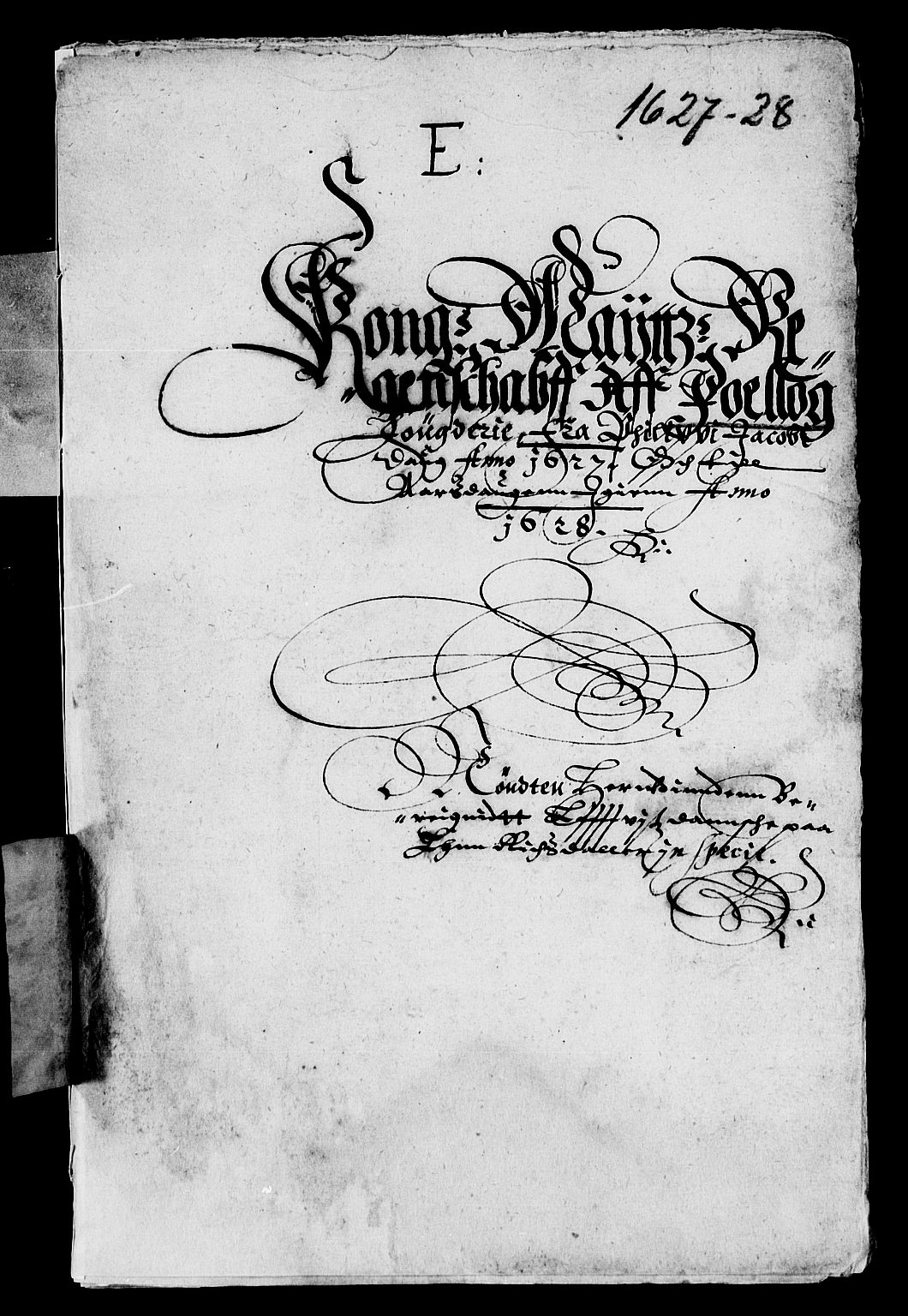 Rentekammeret inntil 1814, Reviderte regnskaper, Lensregnskaper, AV/RA-EA-5023/R/Rb/Rba/L0081: Akershus len, 1627-1628