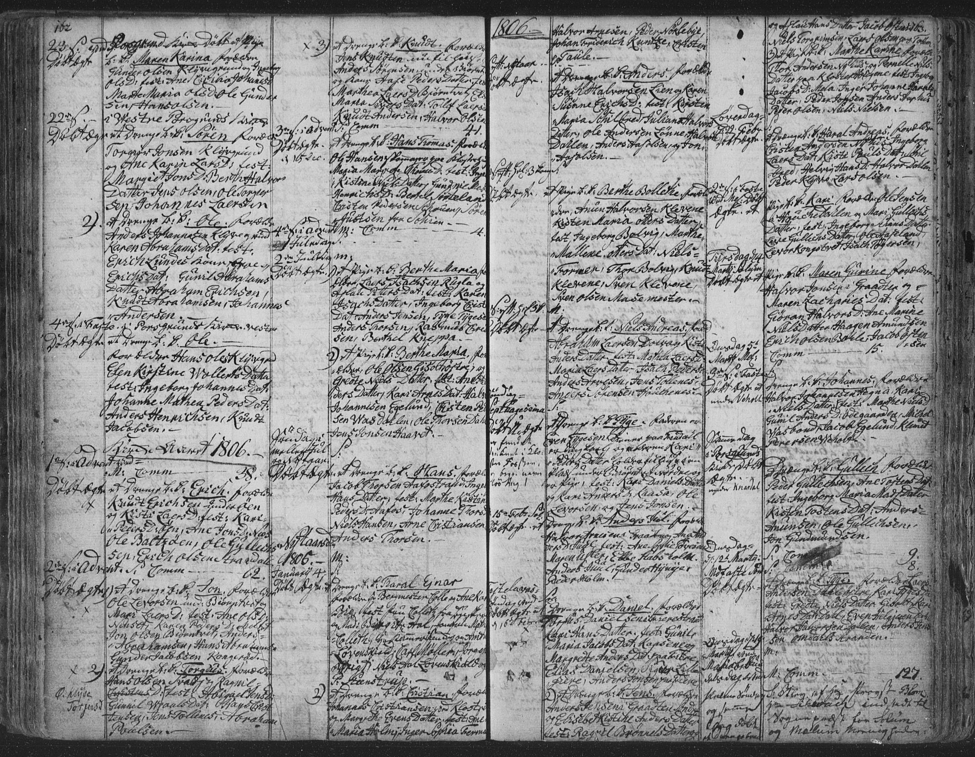 Solum kirkebøker, SAKO/A-306/F/Fa/L0003: Parish register (official) no. I 3, 1761-1814, p. 162-163