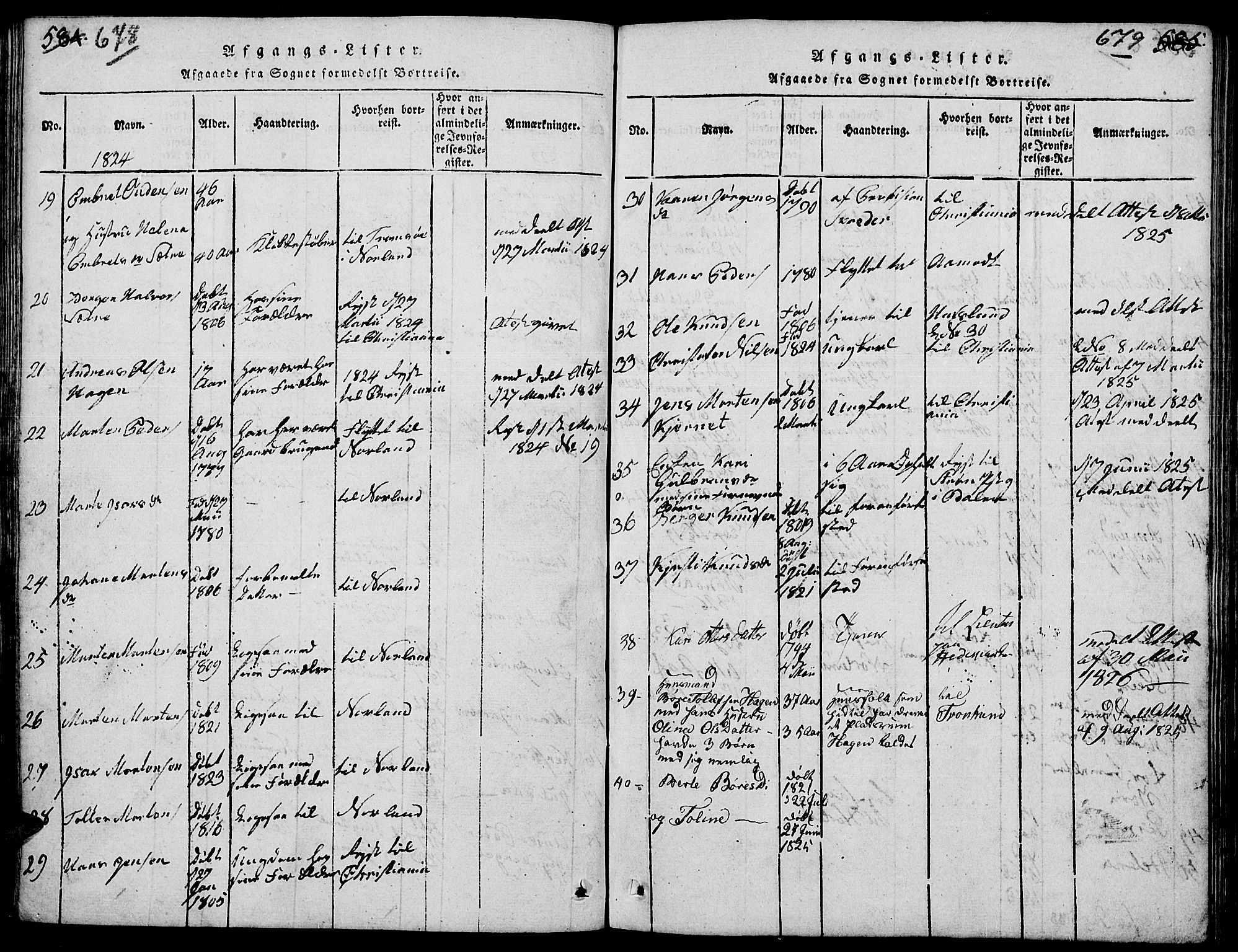 Elverum prestekontor, AV/SAH-PREST-044/H/Ha/Hab/L0001: Parish register (copy) no. 1, 1815-1829, p. 678-679