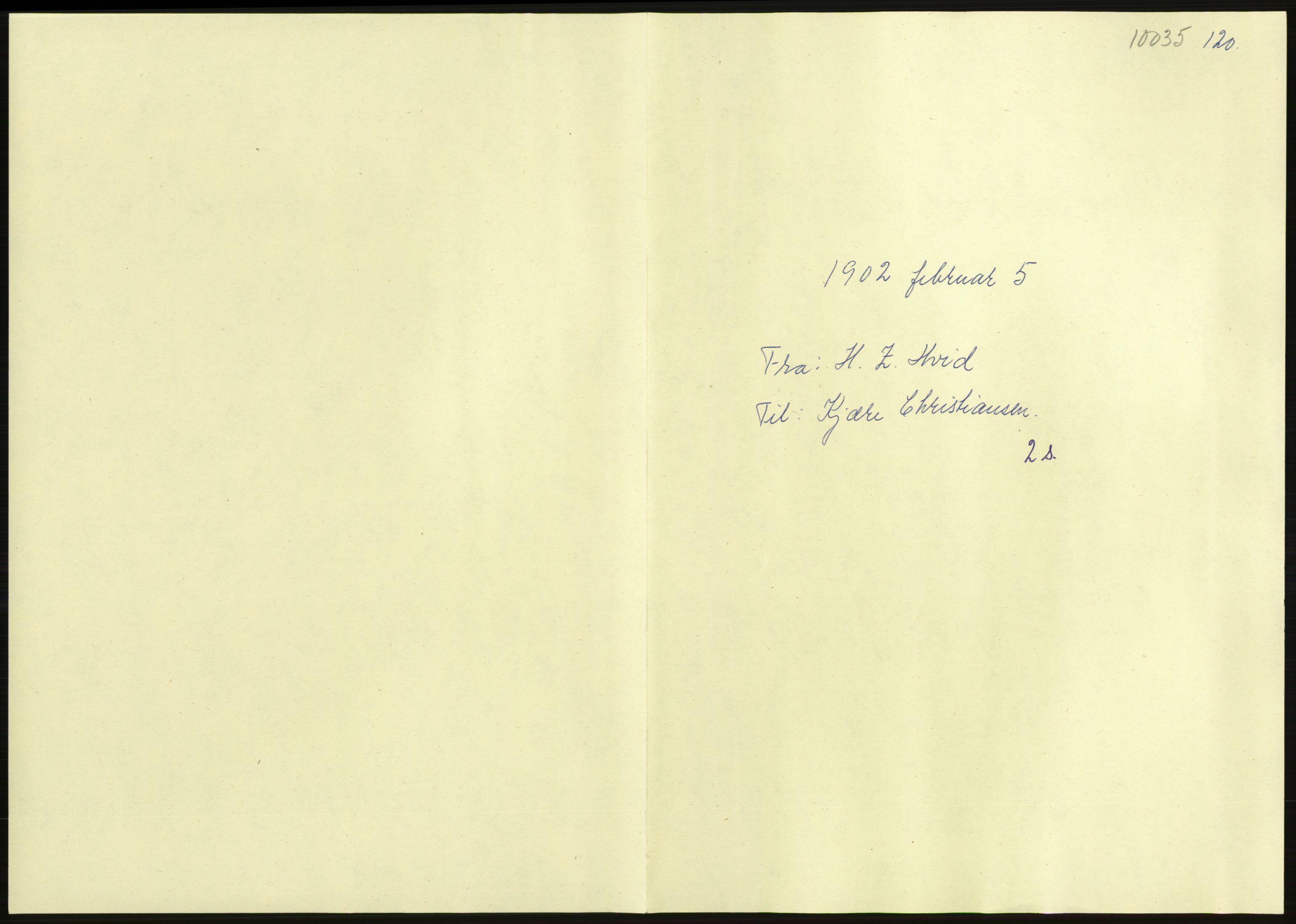 Samlinger til kildeutgivelse, Amerikabrevene, AV/RA-EA-4057/F/L0036: Innlån fra Nordland: Kjerringøyarkivet, 1838-1914, p. 529