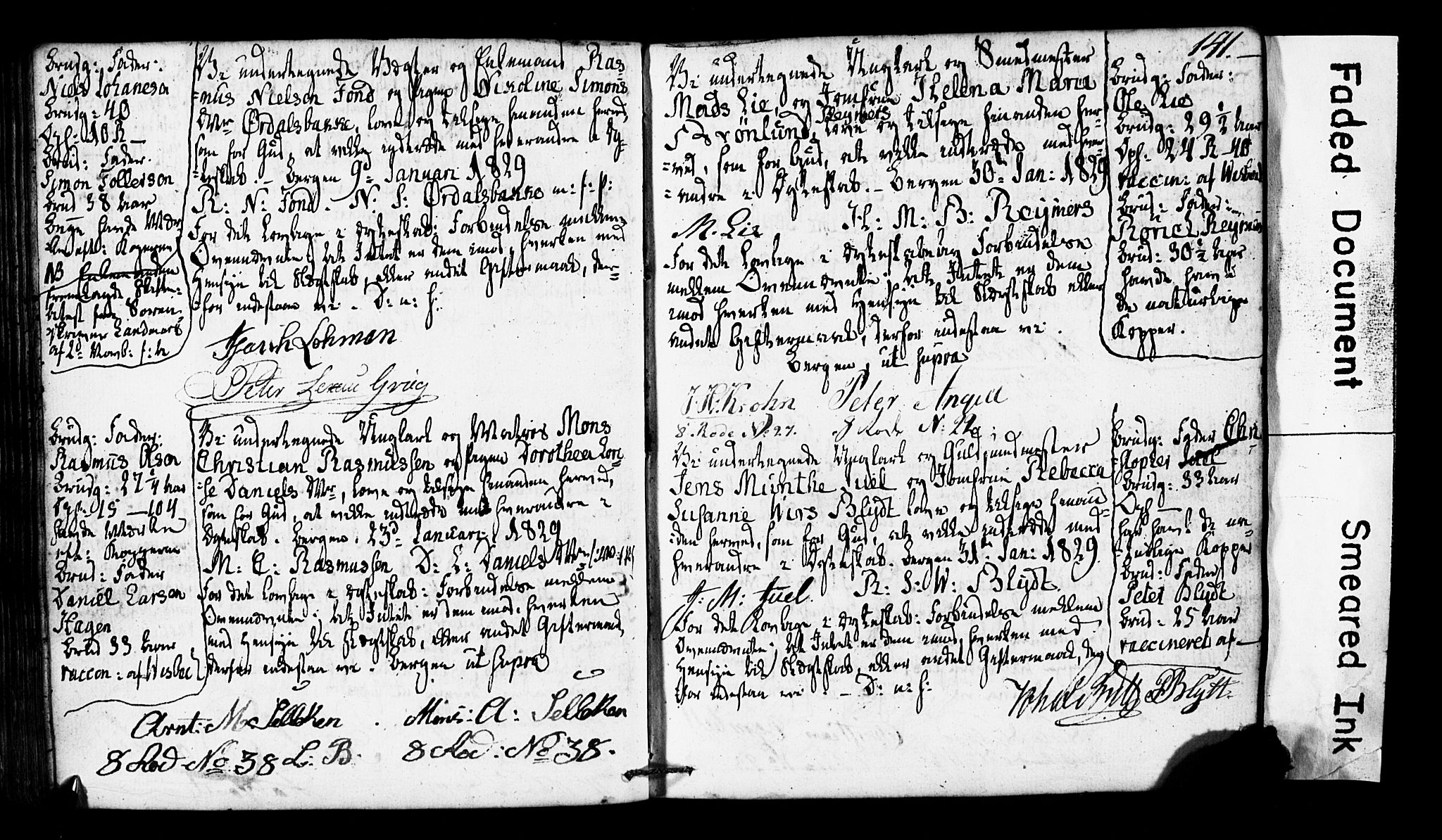 Domkirken sokneprestembete, AV/SAB-A-74801: Best man's statements no. II.5.2, 1820-1832, p. 141