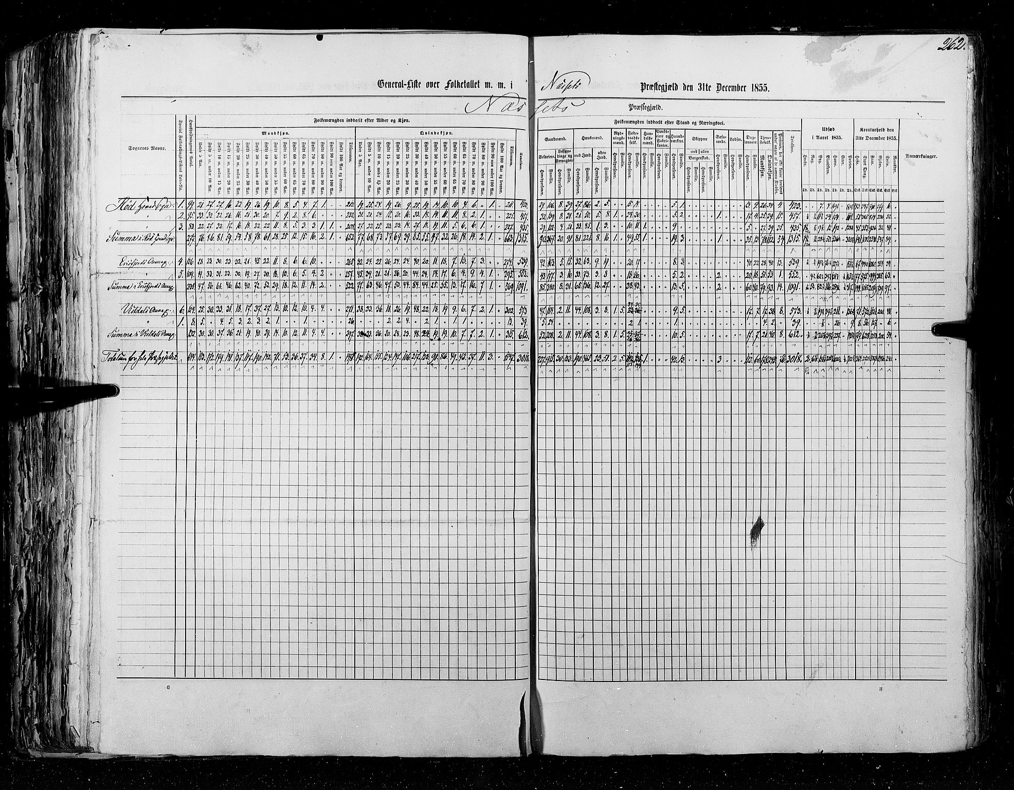 RA, Census 1855, vol. 5: Nordre Bergenhus amt, Romsdal amt og Søndre Trondhjem amt, 1855, p. 262