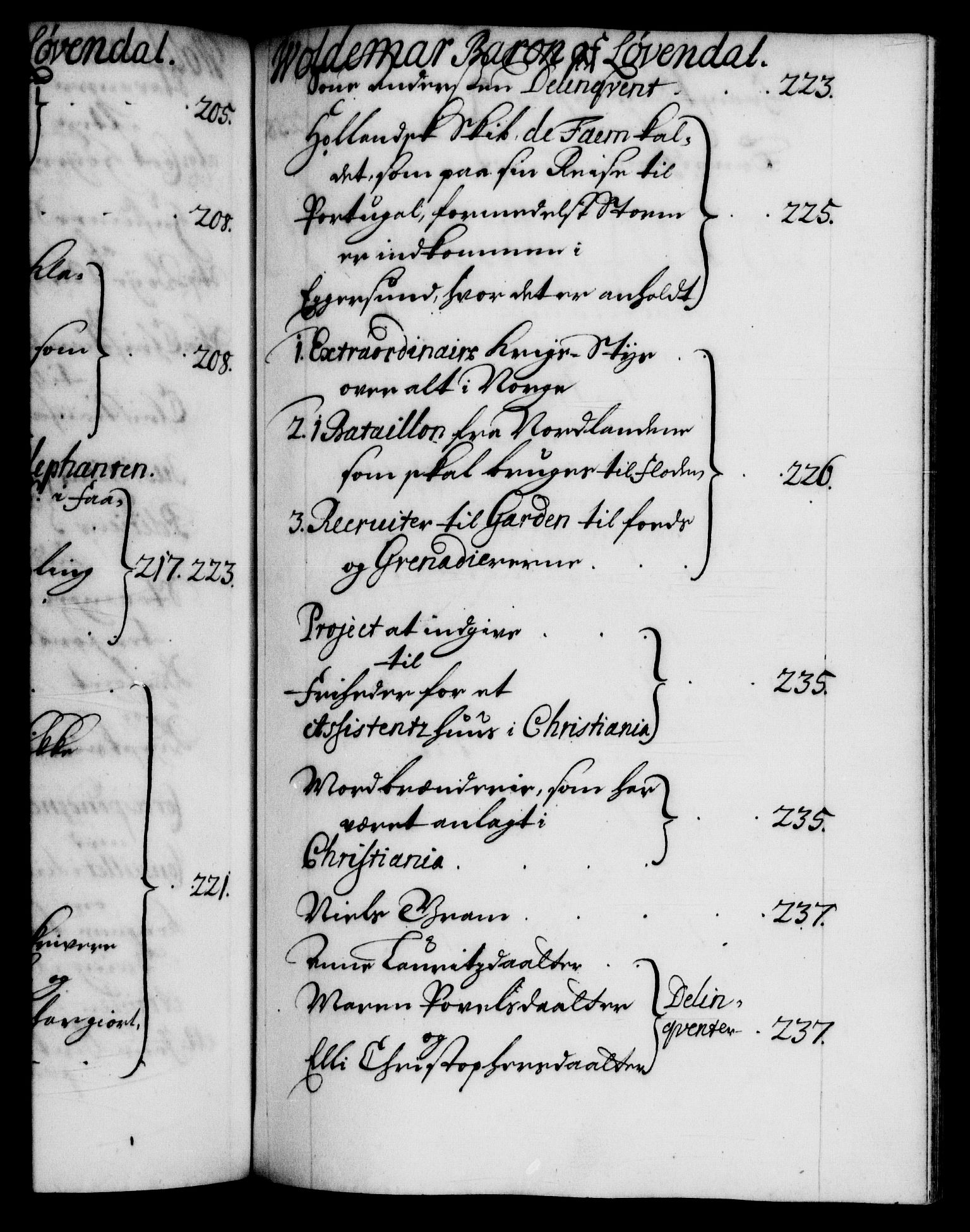 Danske Kanselli 1572-1799, AV/RA-EA-3023/F/Fc/Fca/Fcab/L0019: Norske tegnelser, 1710-1714