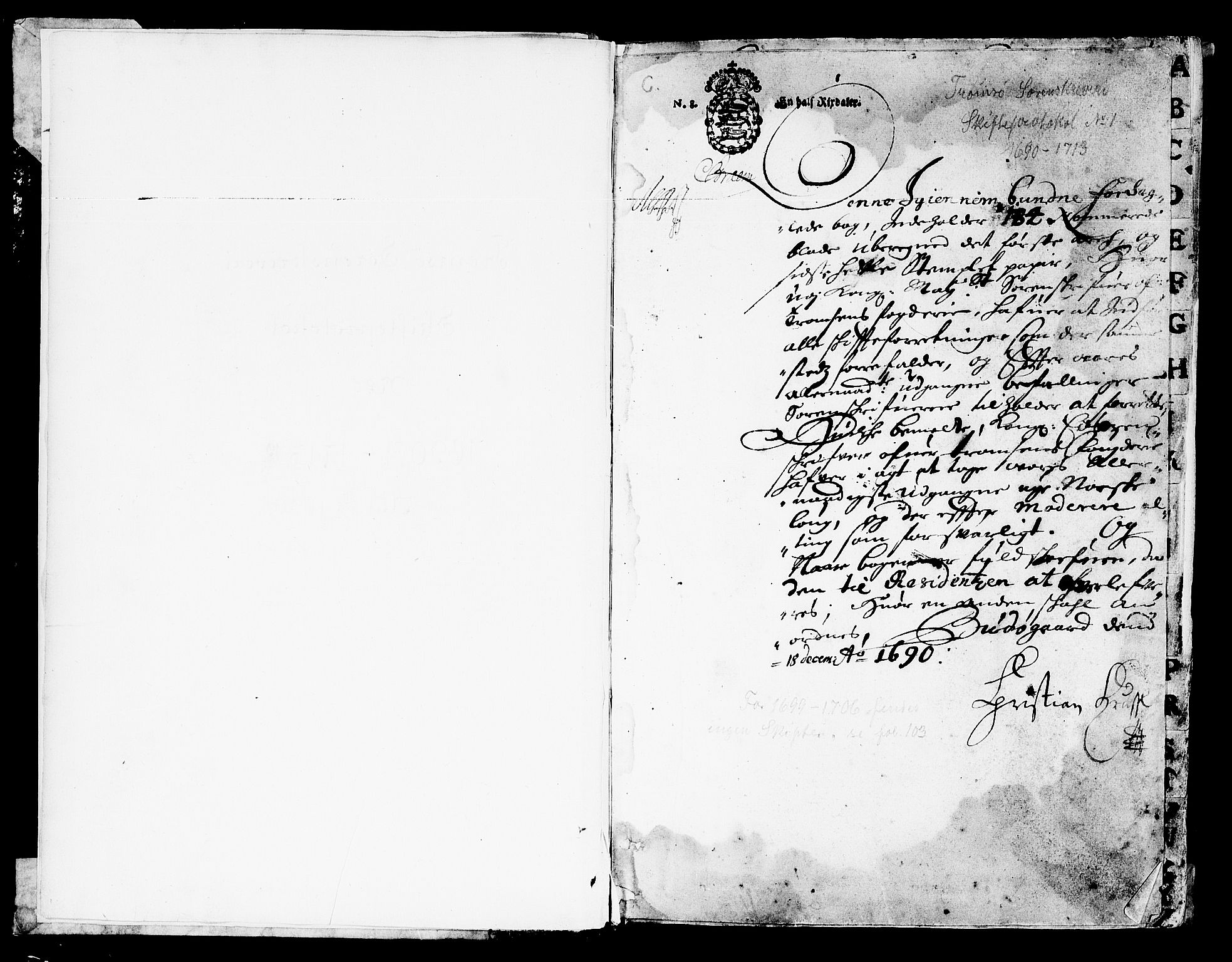 Sorenskriveren i Tromsø (-1755), SATØ/S-0262, 1690-1713