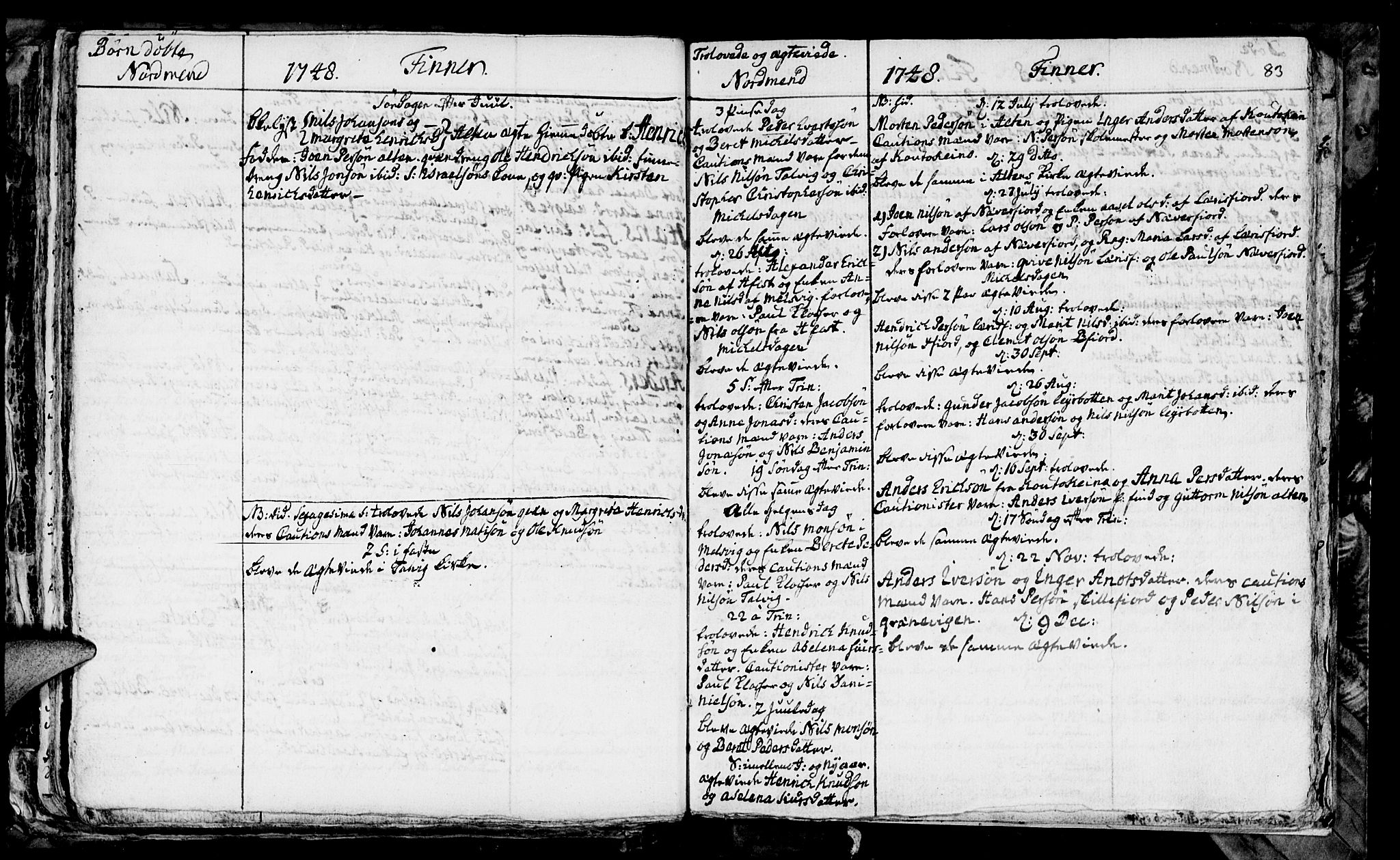 Talvik sokneprestkontor, SATØ/S-1337/H/Ha/L0003kirke: Parish register (official) no. 3, 1735-1752, p. 83