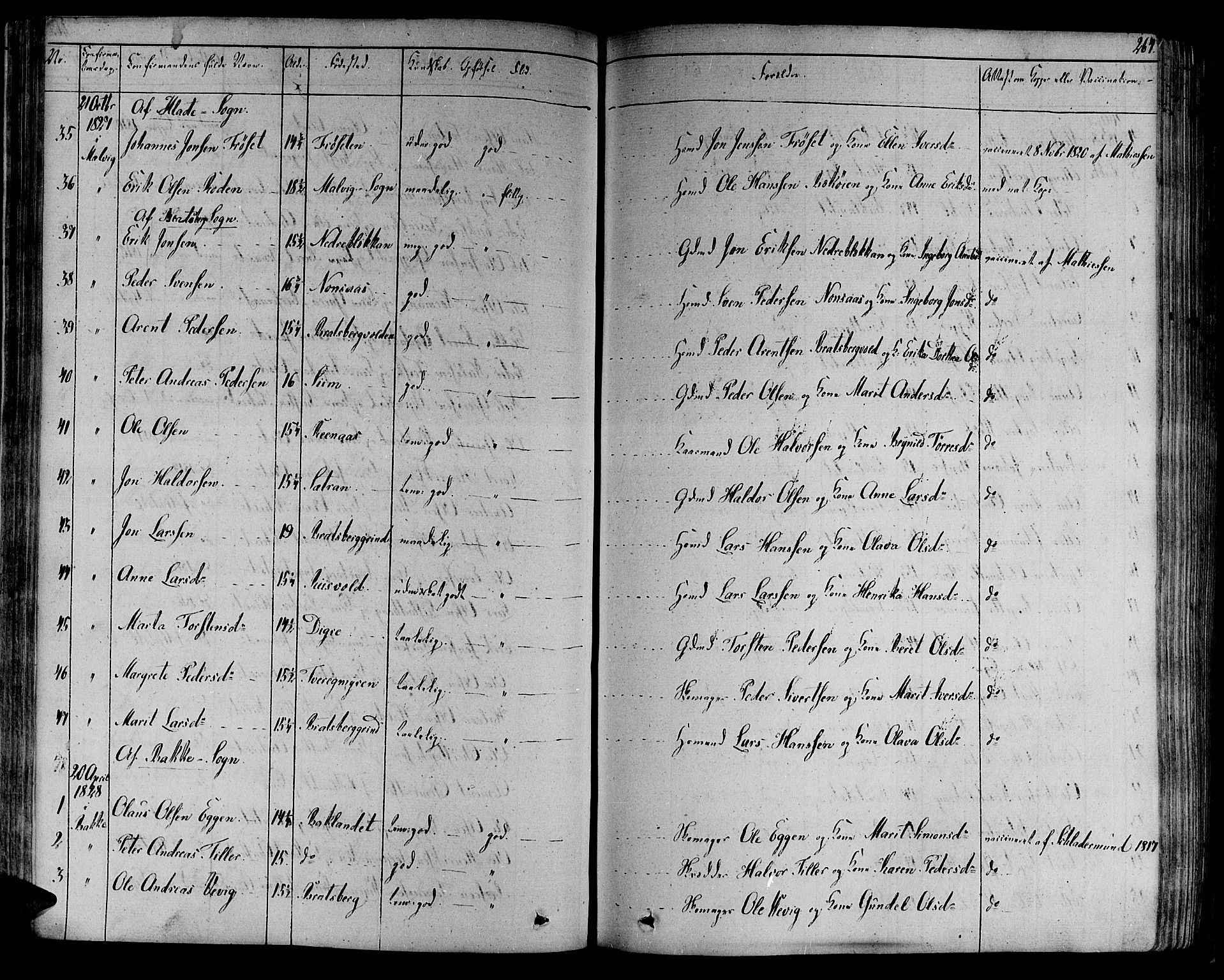 Ministerialprotokoller, klokkerbøker og fødselsregistre - Sør-Trøndelag, SAT/A-1456/606/L0286: Parish register (official) no. 606A04 /1, 1823-1840, p. 264