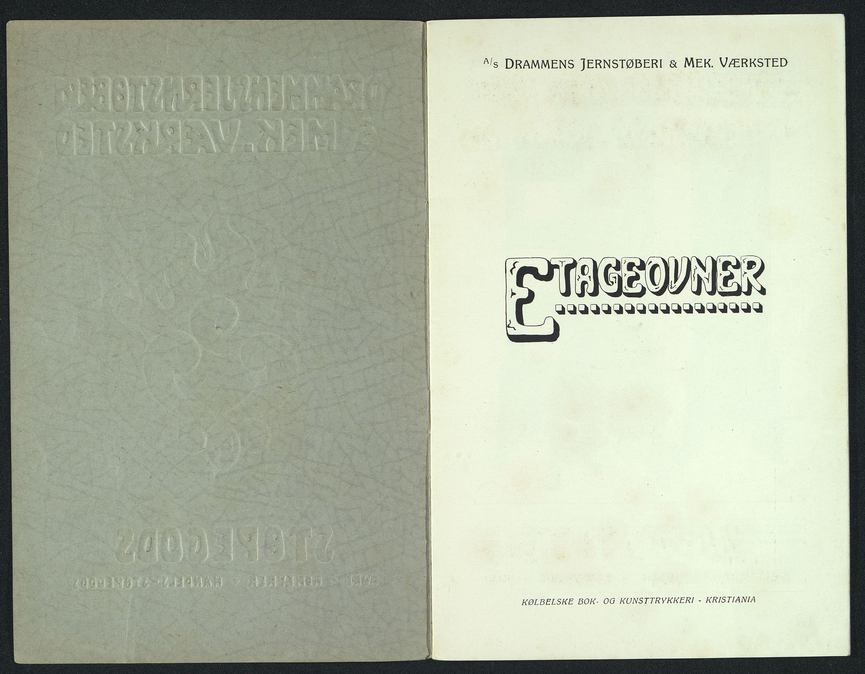 Næs Jernverksmuseets samling av historiske ovnskataloger, NESJ/NJM-006/01/L0042: Drammens Jernstøberi & Mek. Værksted, Støpegods, omtrent 1920-1940, s. 25-56 (etageovne), 1920-1940