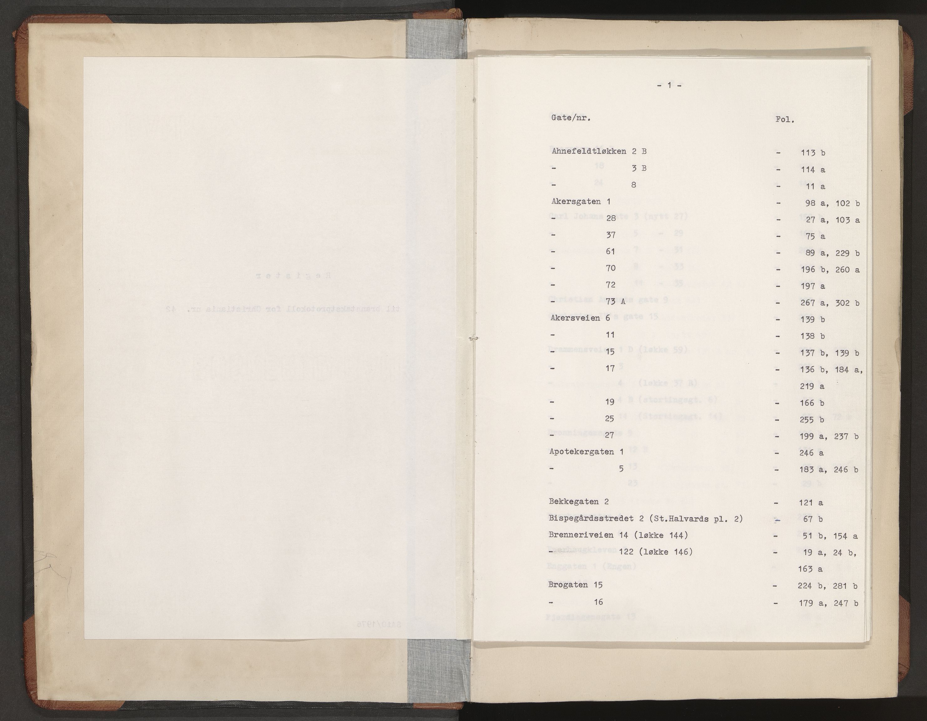 Norges brannkasse, branntakster Oslo, AV/SAO-A-11402/F/Fa/L0042: Branntakstprotokoll, 1861-1868