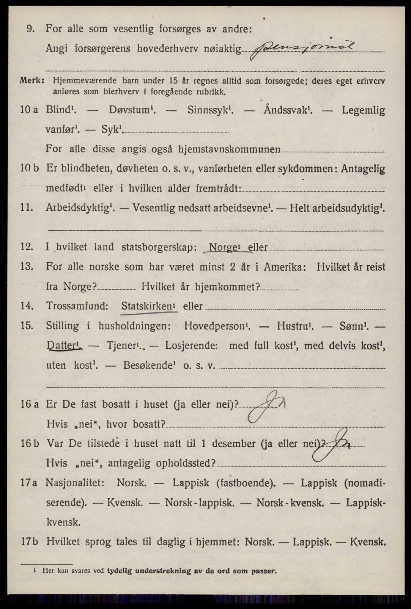 SAT, 1920 census for Støren, 1920, p. 1421