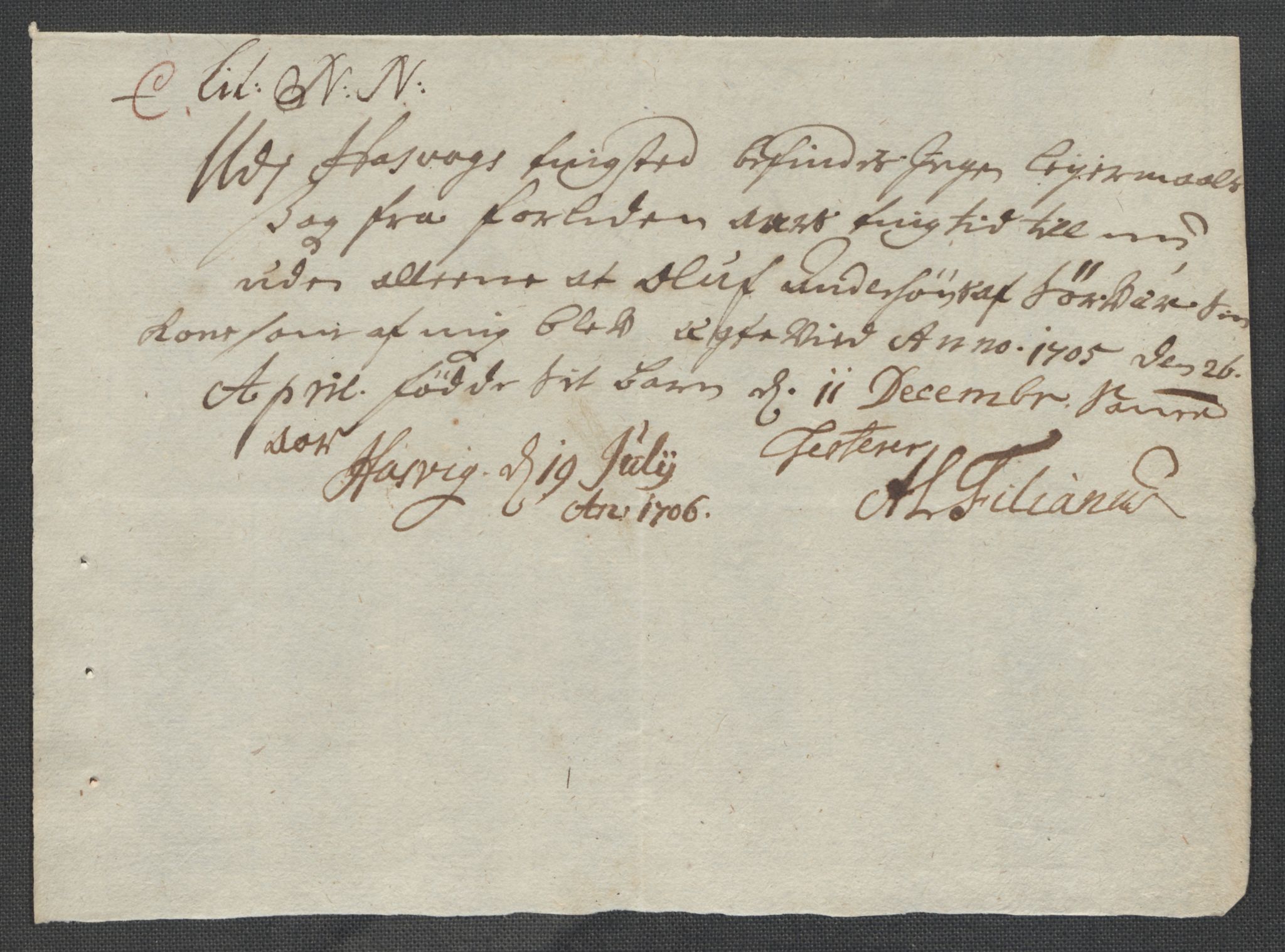 Rentekammeret inntil 1814, Reviderte regnskaper, Fogderegnskap, AV/RA-EA-4092/R69/L4853: Fogderegnskap Finnmark/Vardøhus, 1705-1706, p. 240