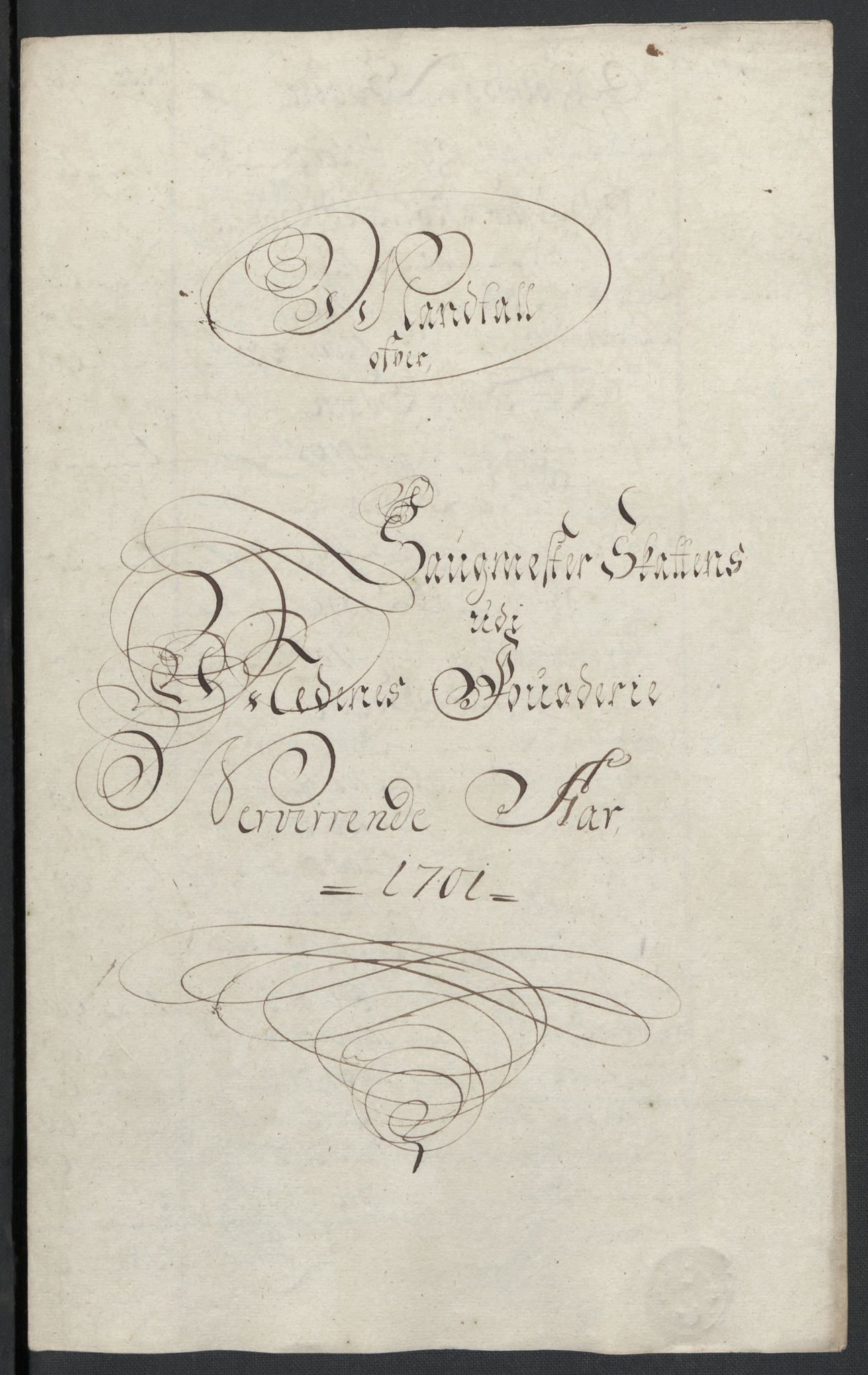 Rentekammeret inntil 1814, Reviderte regnskaper, Fogderegnskap, RA/EA-4092/R39/L2315: Fogderegnskap Nedenes, 1700-1701, p. 238